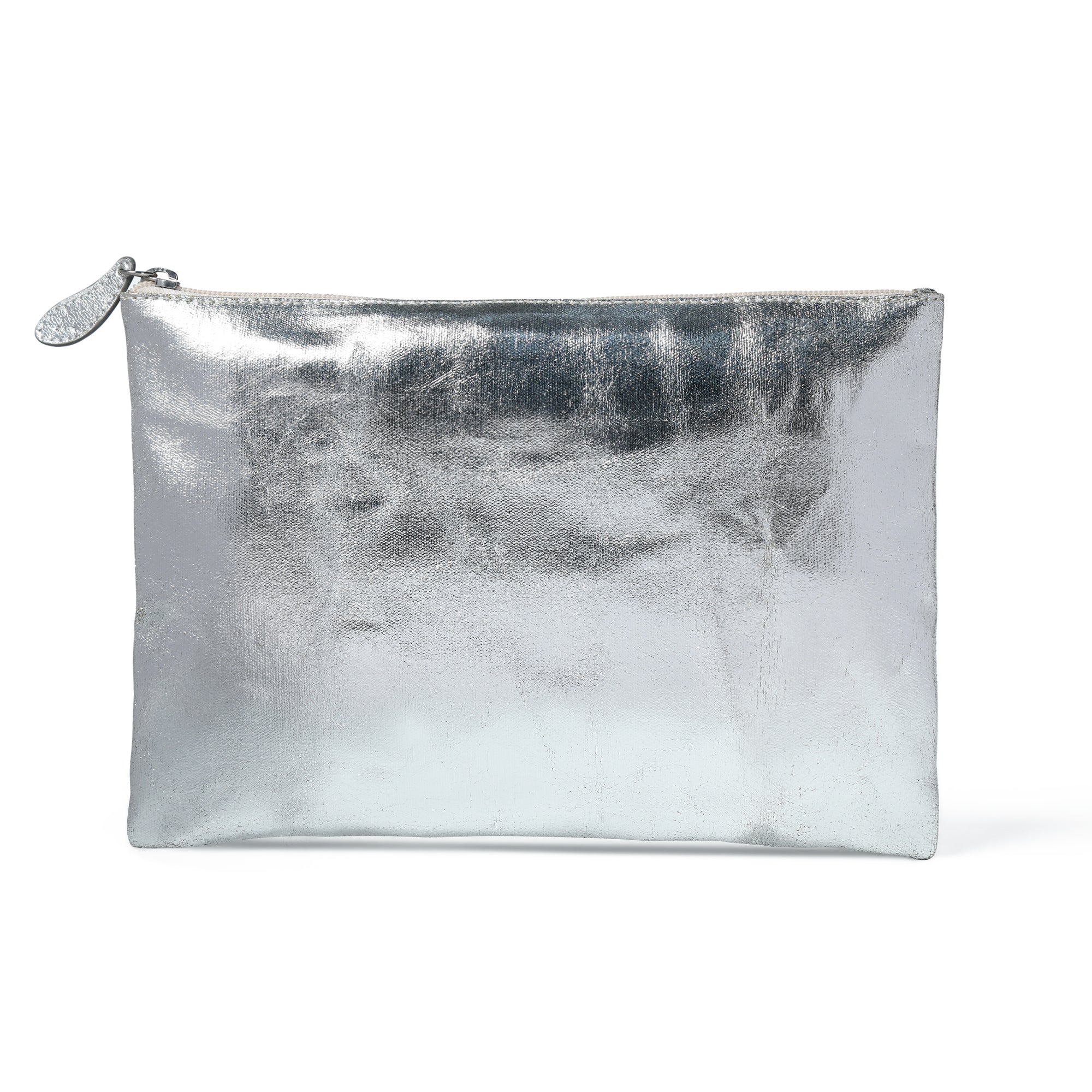 Lily Metallic Canvas Pouch Bag
