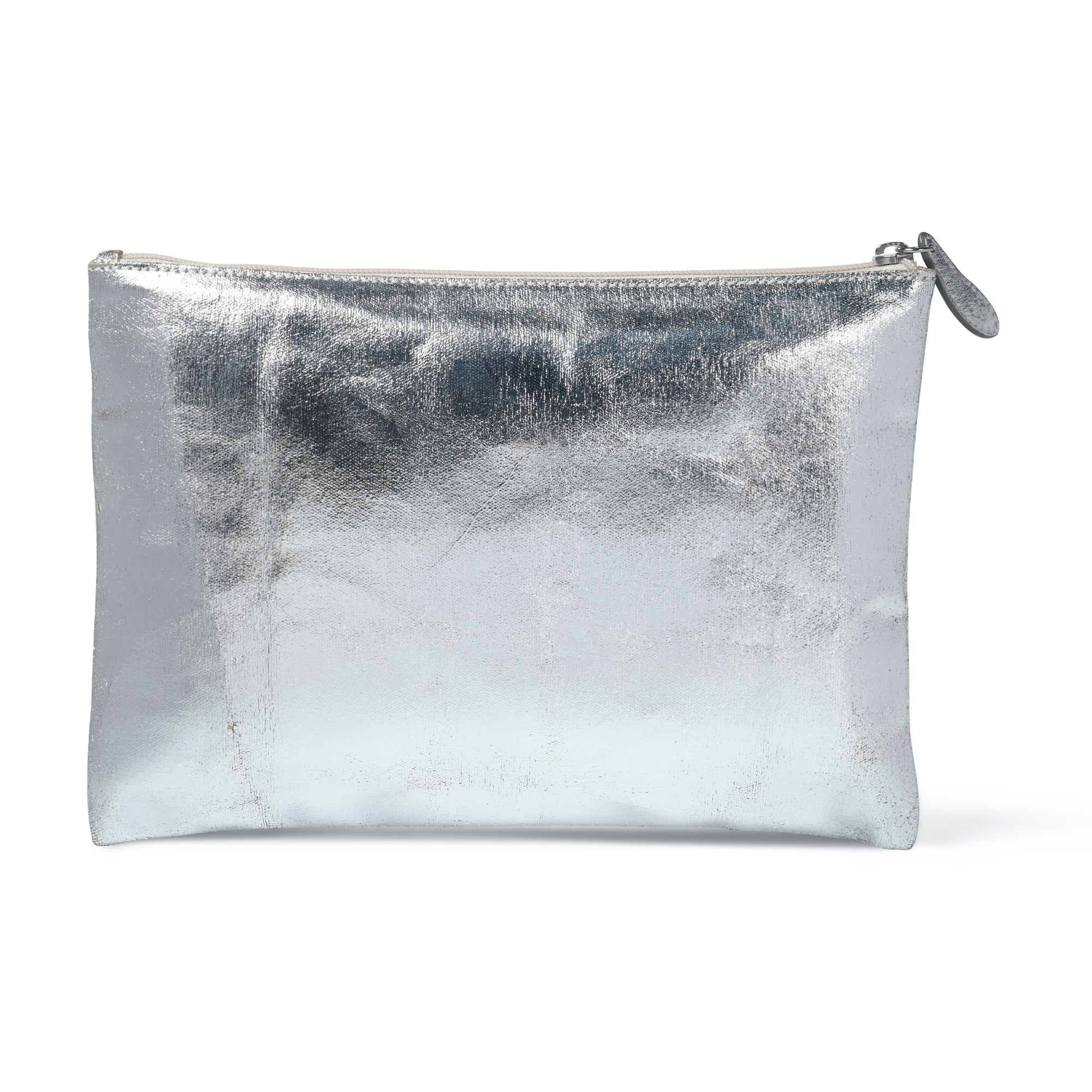 Lily Metallic Canvas Pouch Bag