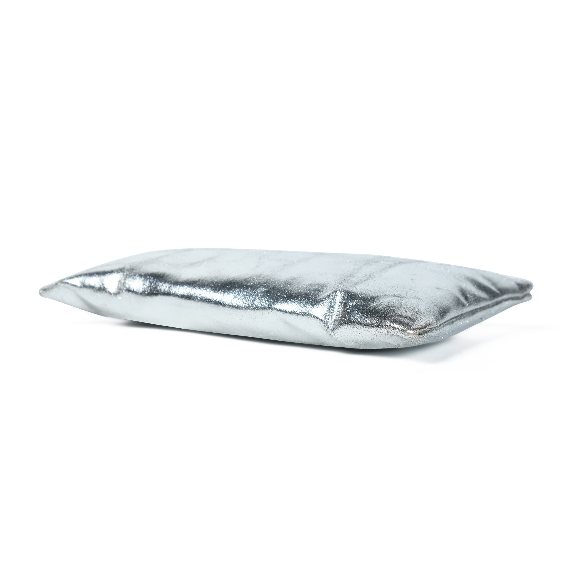 Lily Metallic Canvas Pouch Bag