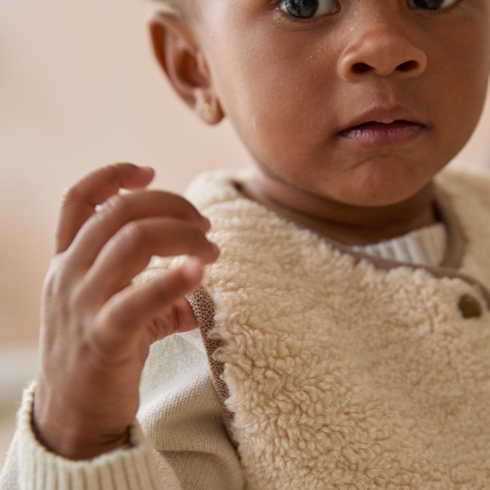 Chalk Mini Lamb Gilet