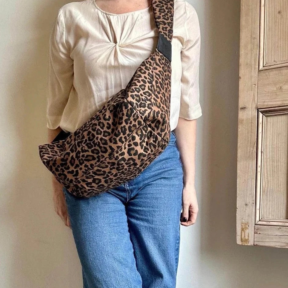 Brixton Leopard Print Sling Bag