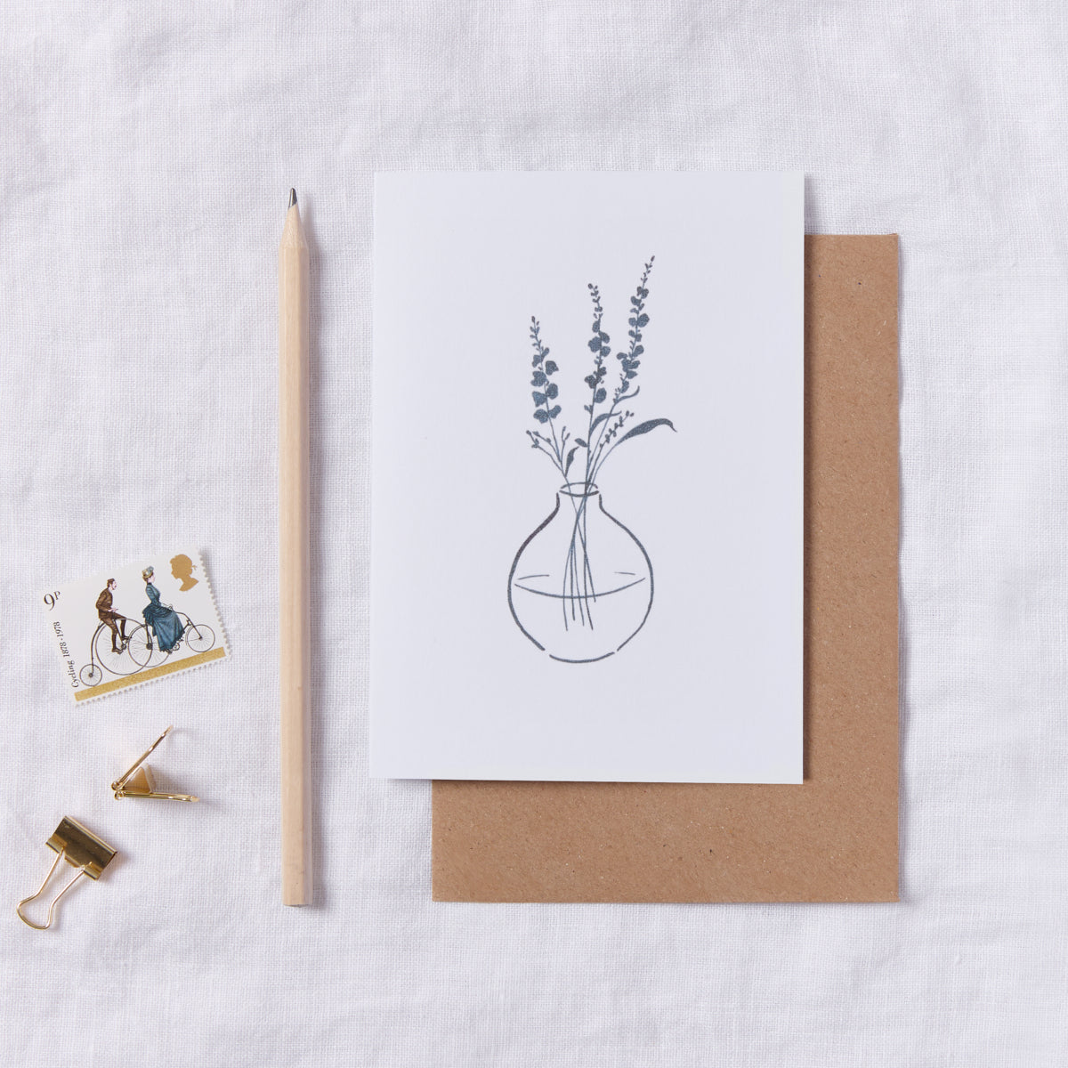 Lavender Greetings Card