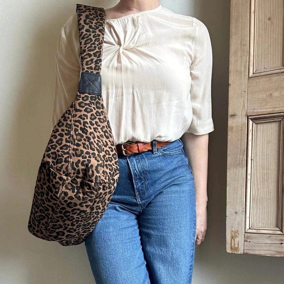 Brixton Leopard Print Sling Bag