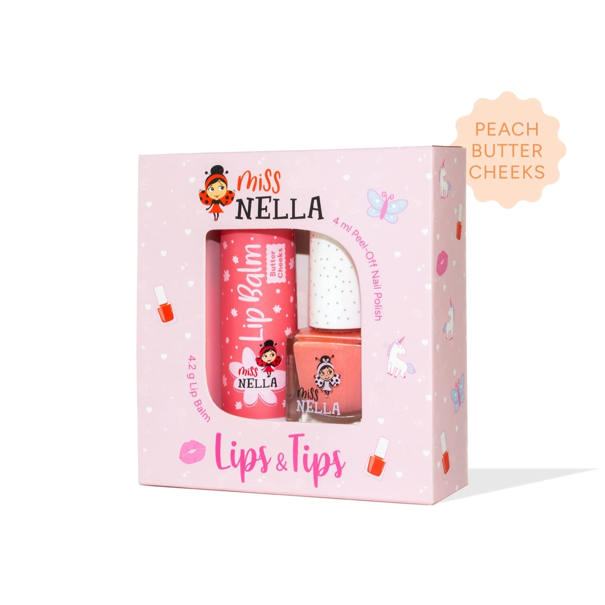 Miss Nella Nail Polish & Lip Balm Duo Pack