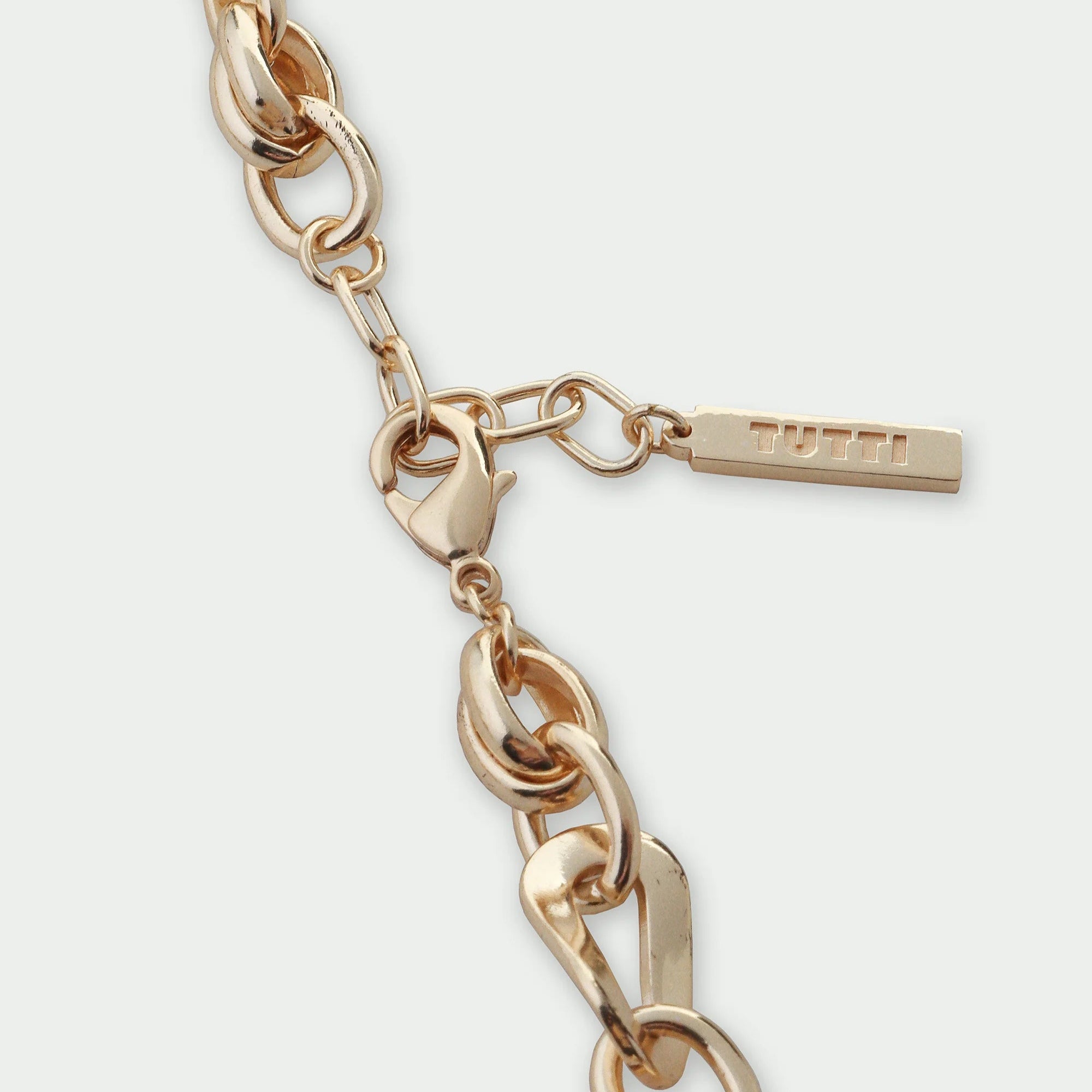 Tutti & Co Wave Chain Necklace