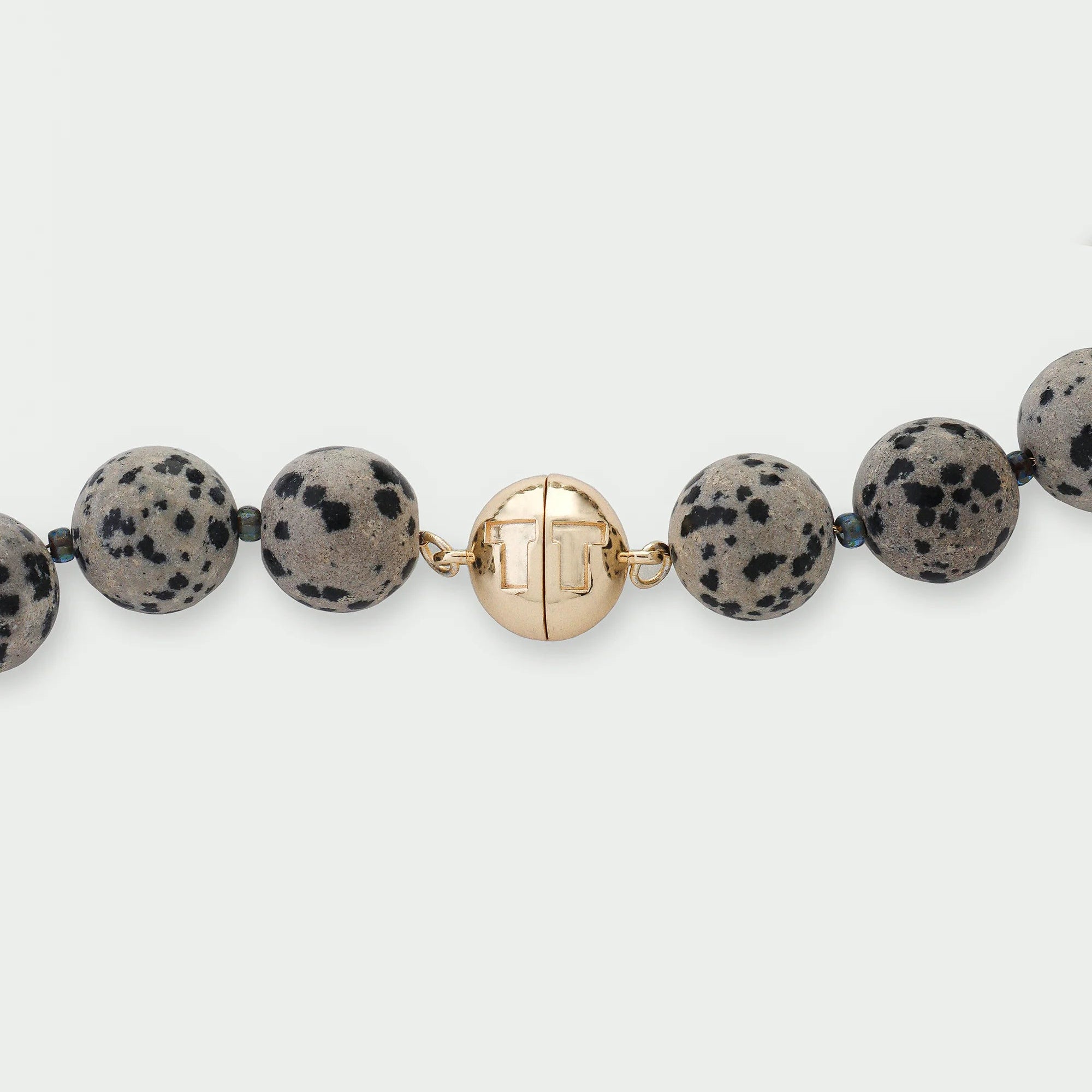 Tutti & Co Jasper Small Beaded Necklace