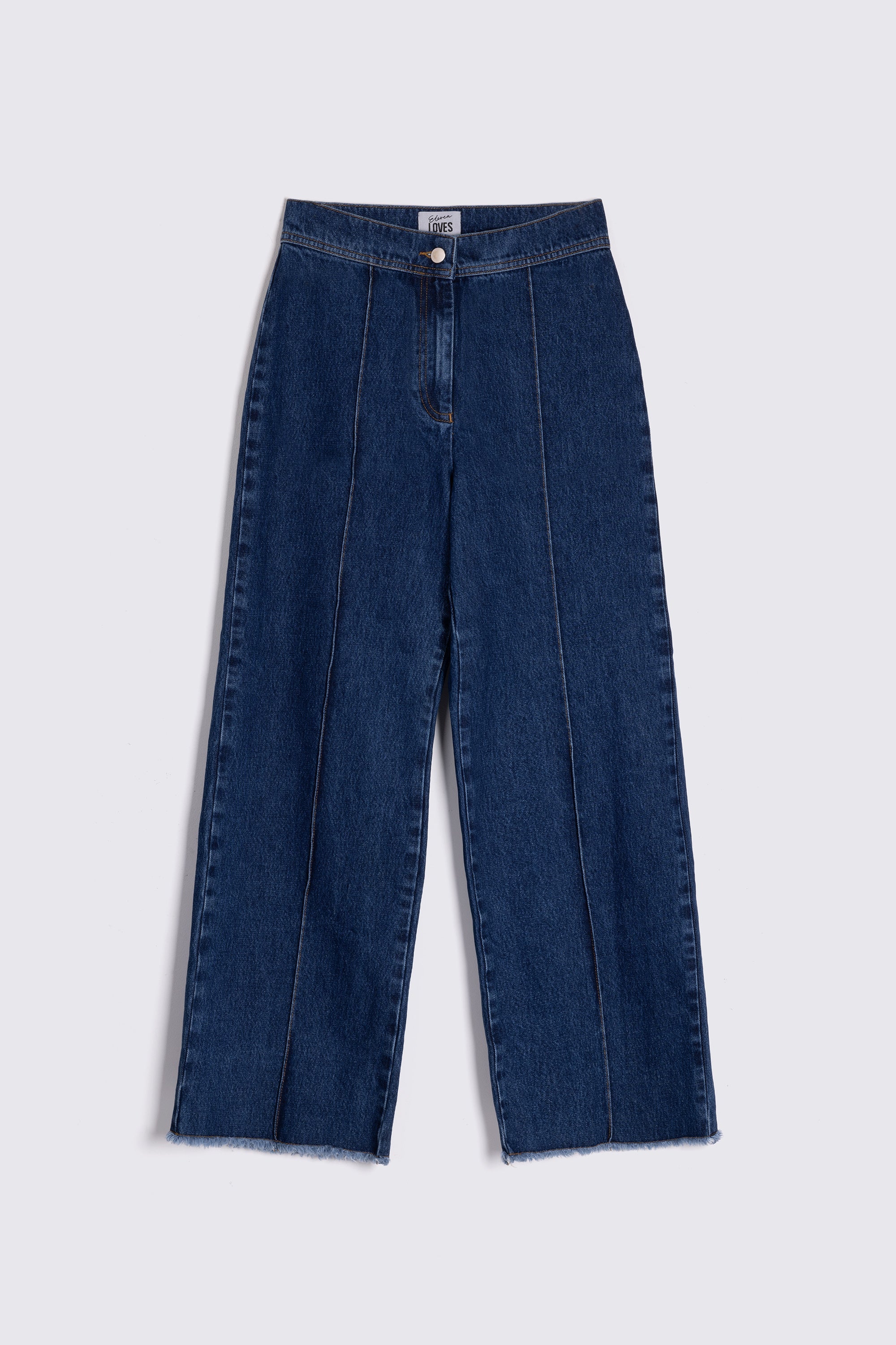 Eleven Loves - Parker Pintuck Wide Leg Jeans