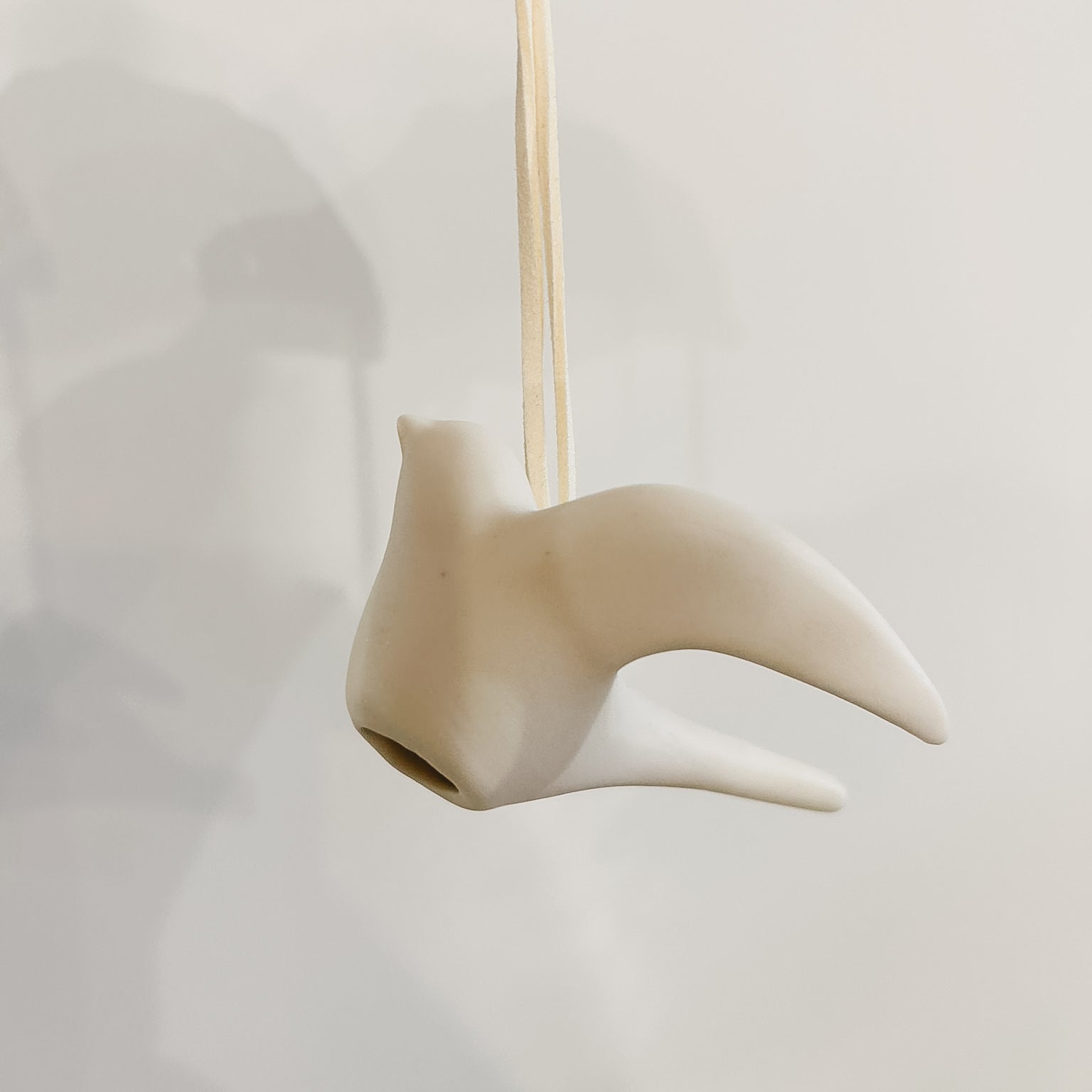 Porcelain Swallow Bauble