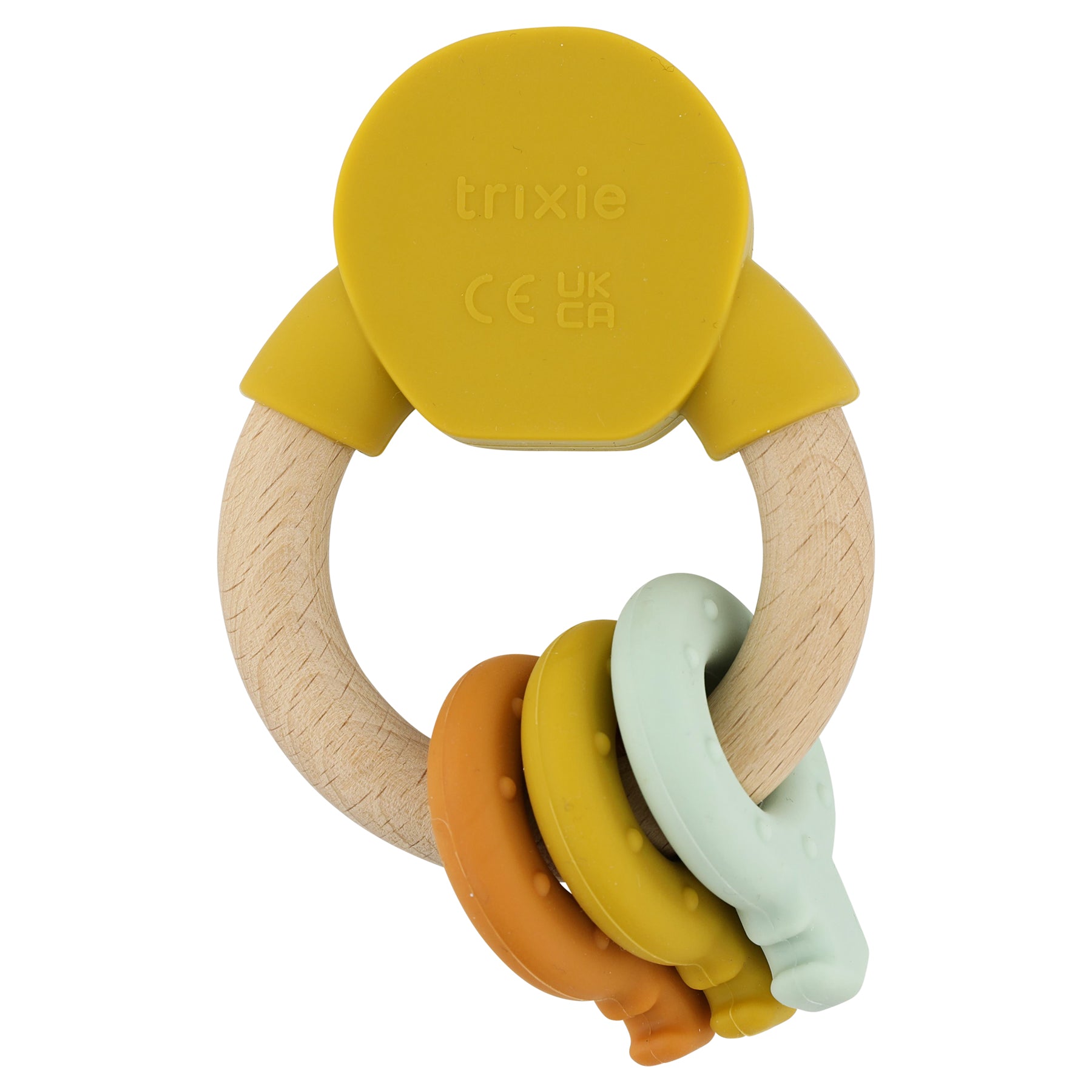 Mr Lion Wooden Silicone Activity Ring