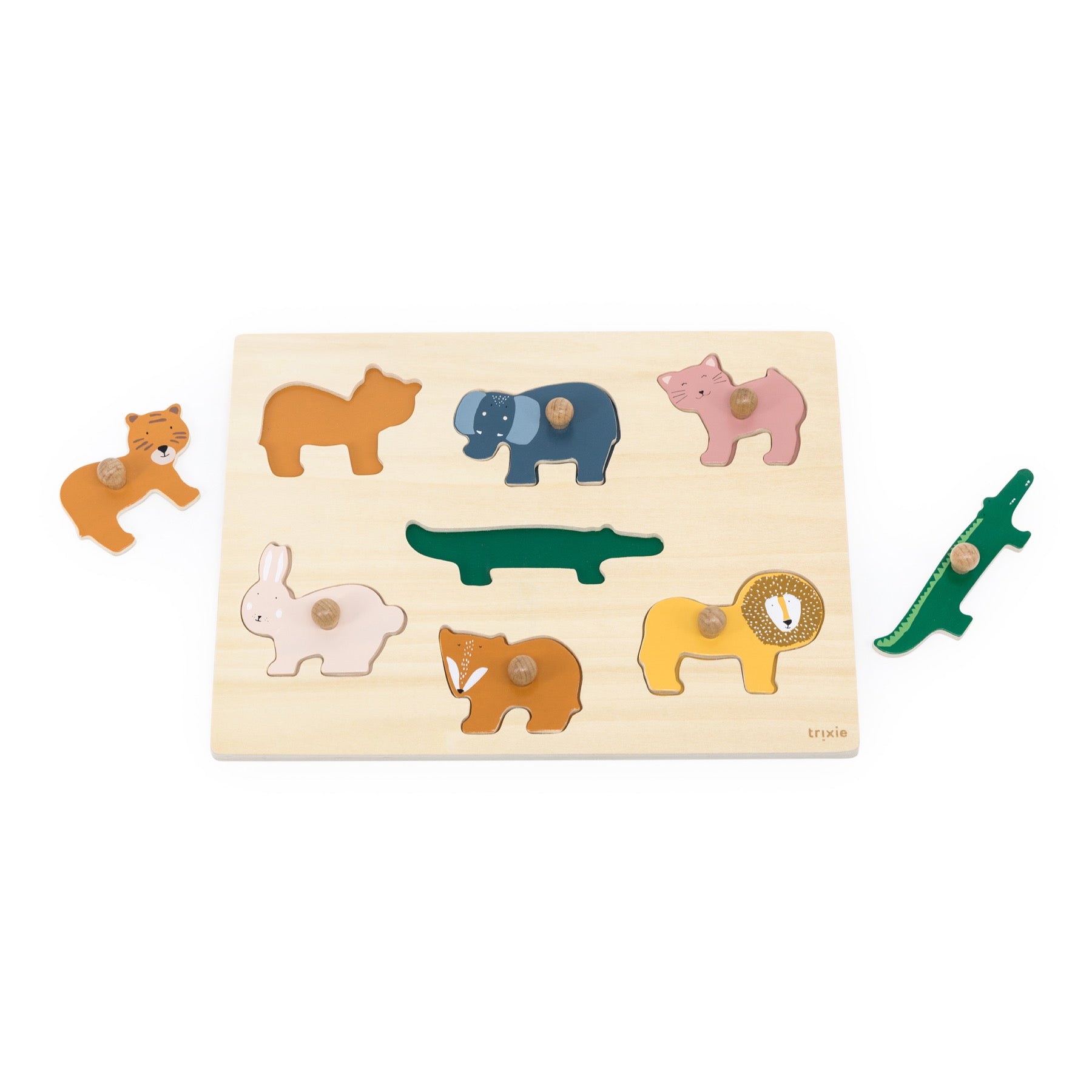 Wooden Animal Puzzle (7 Pieces)