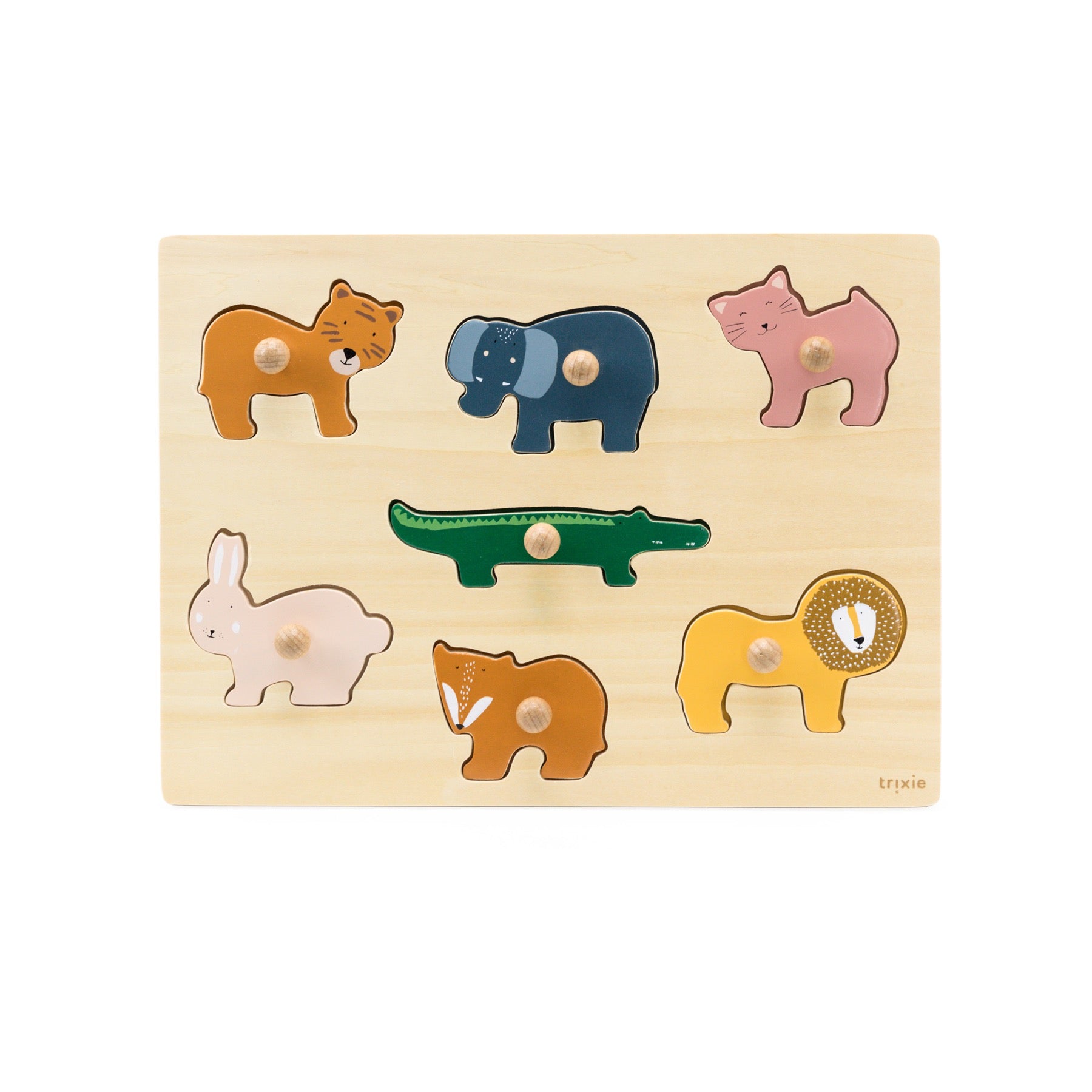 Wooden Animal Puzzle (7 Pieces)