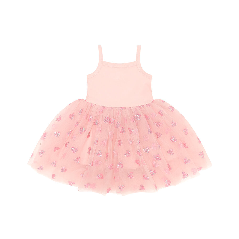 Bob and Blossom Glitter Heart Tutu Dress