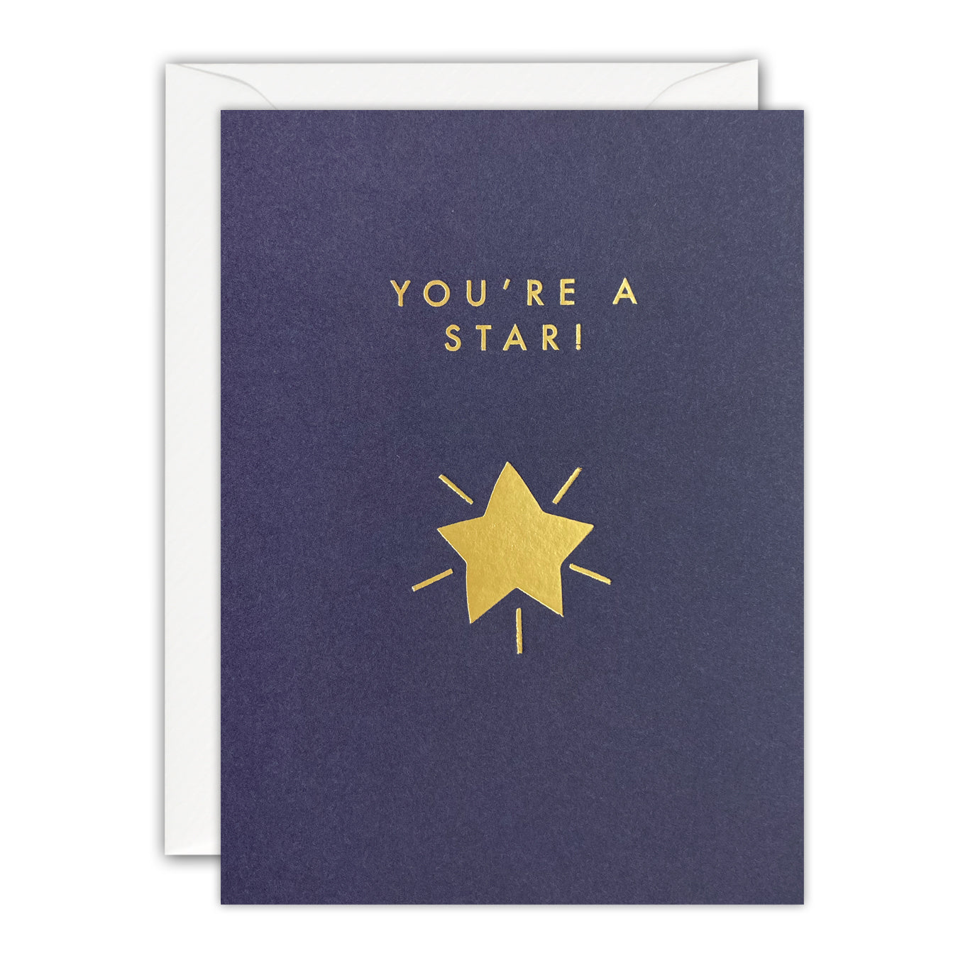 Gold You’re a Star Mini Card