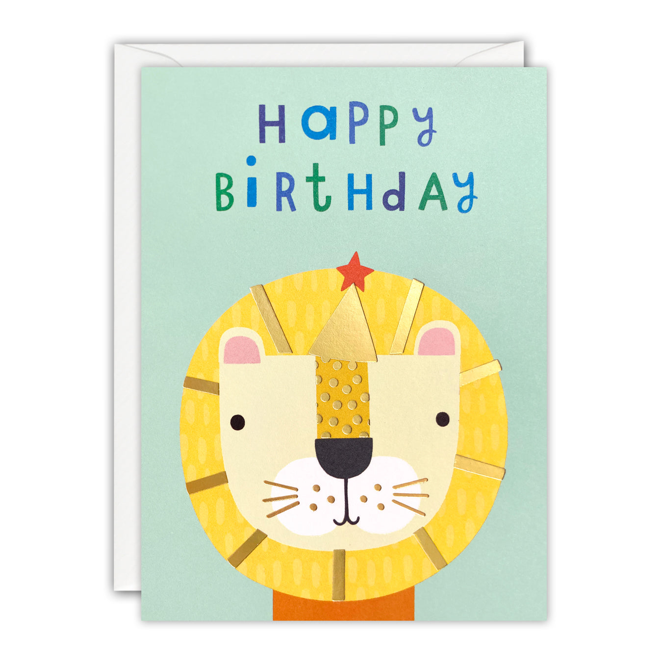 Lion Mini Birthday Card