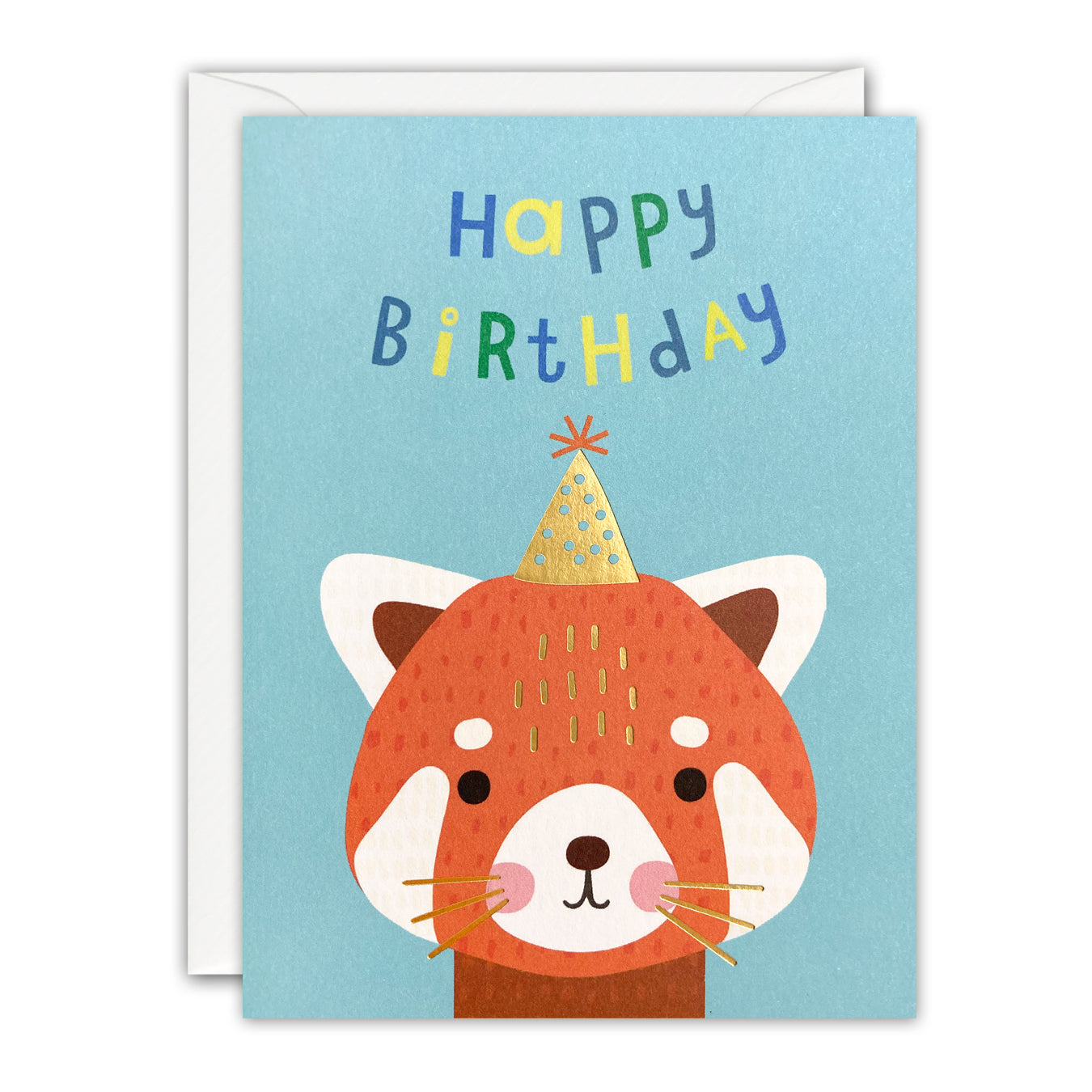 Red Panda Mini Birthday Card