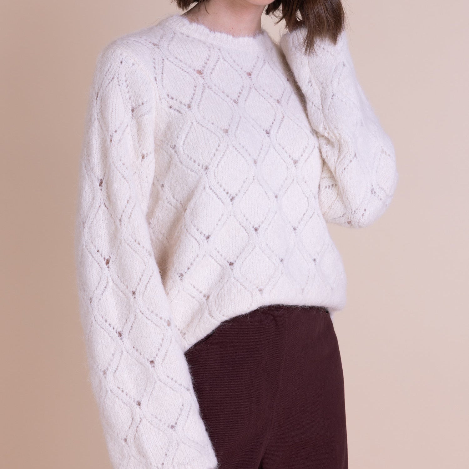 Recycled Lace Knit Jumper