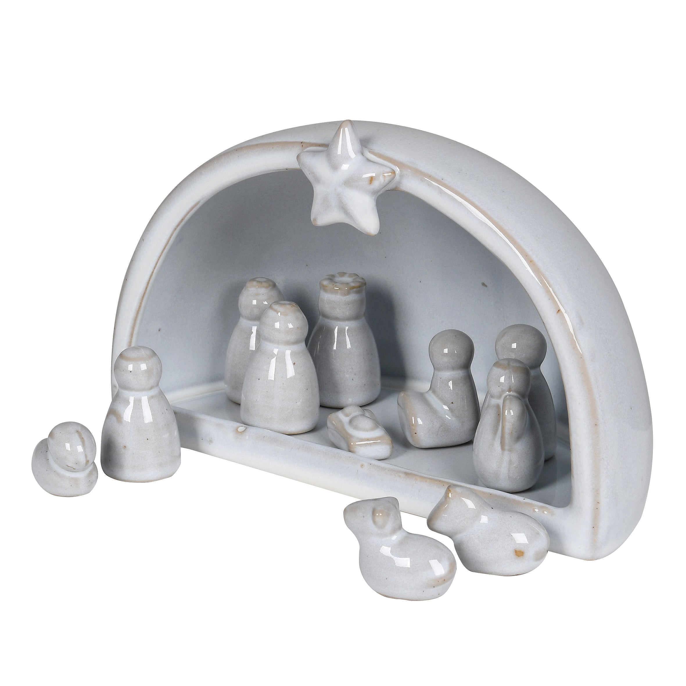 Porcelain Nativity Scene