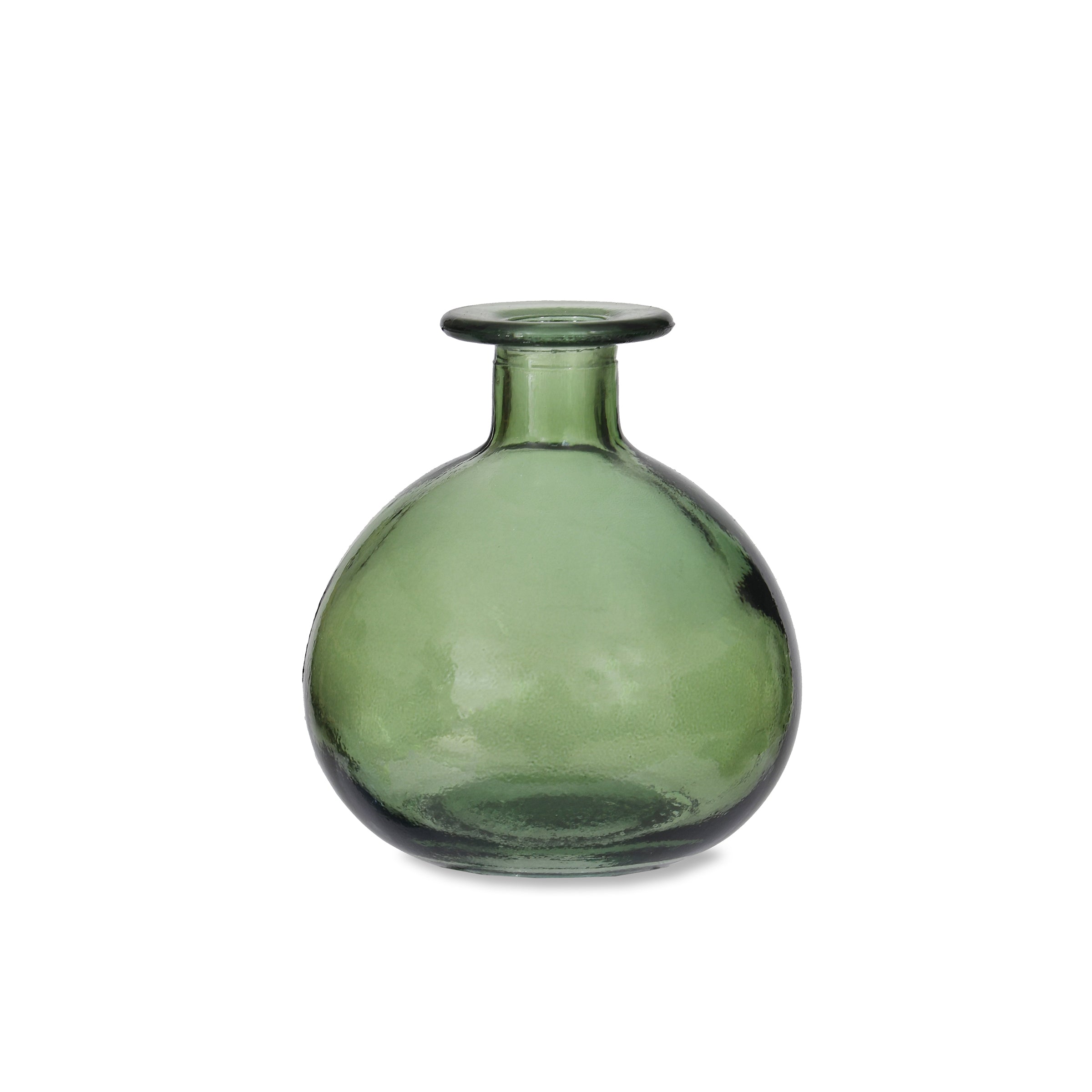 Wye Round Bud Vase Green