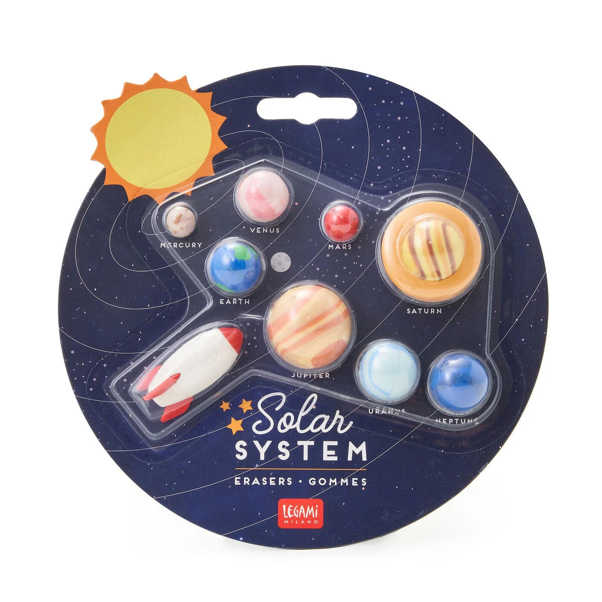 Solar System Erasers (Set of 9)