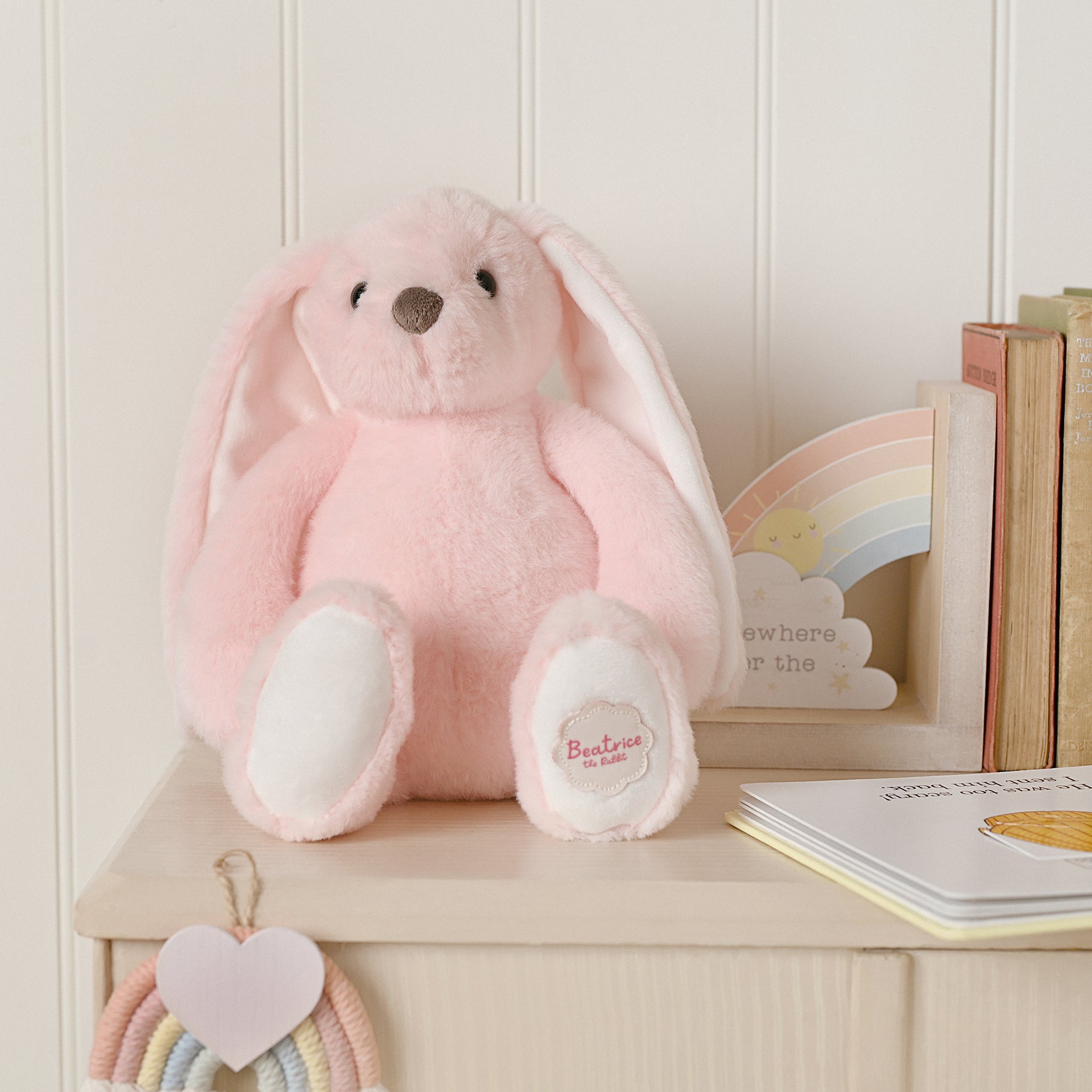 Beatrice The Classical Plush Pink Bunny