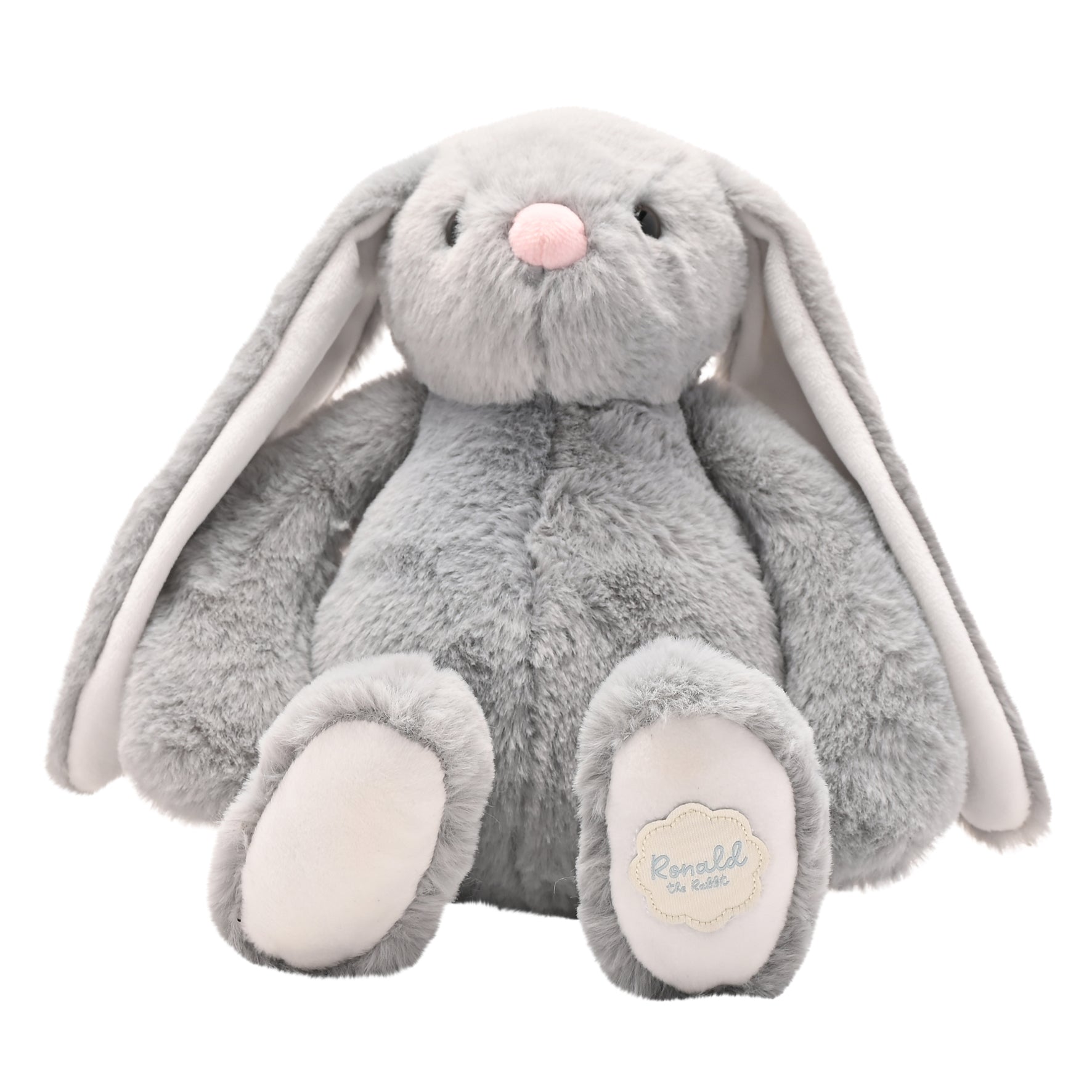 Ronald The Classical Plush Grey Bunny