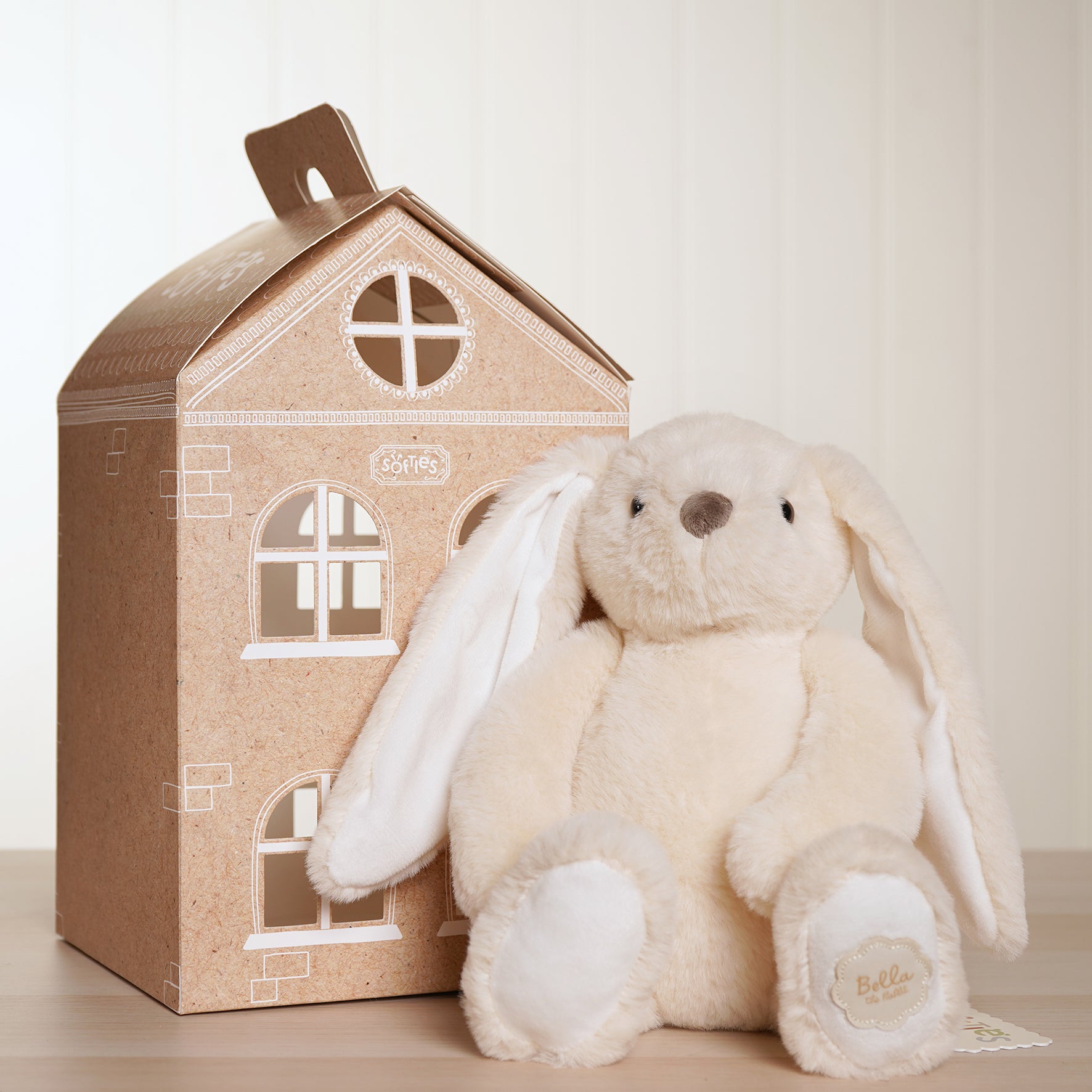 Bella The Classical Plush White Bunny