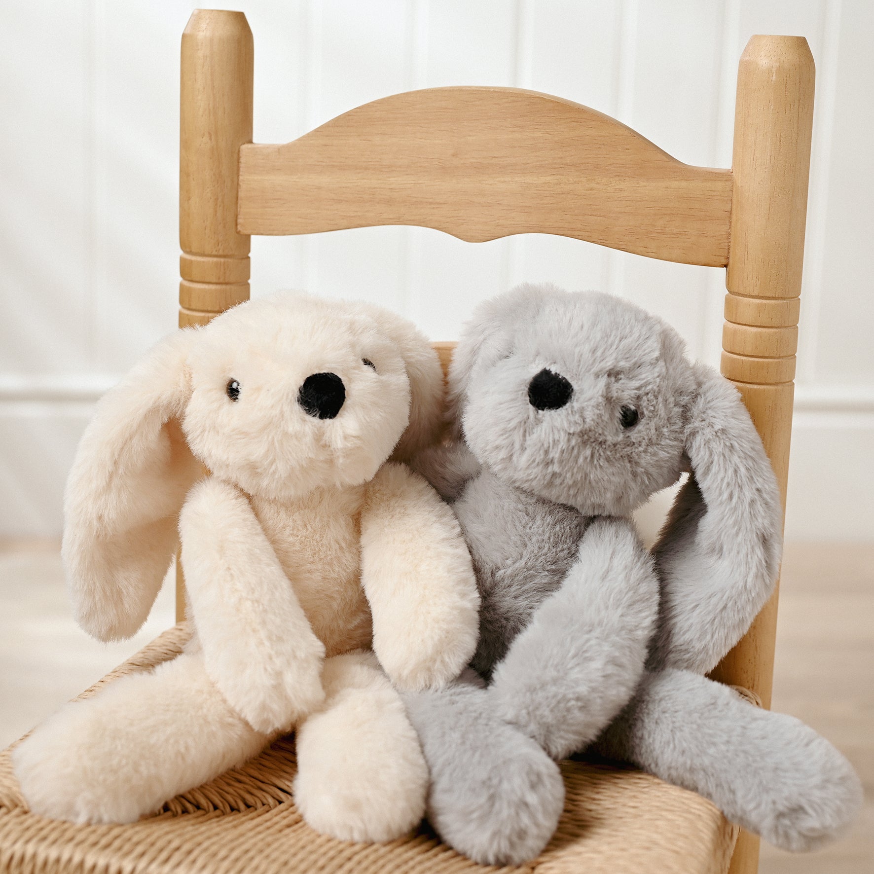 Theo The Plush Long Leg Grey Bunny