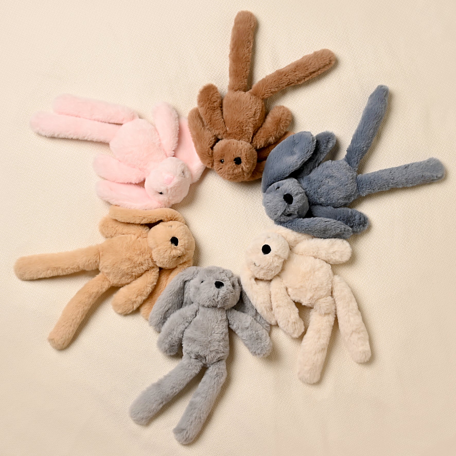 Theo The Plush Long Leg Grey Bunny