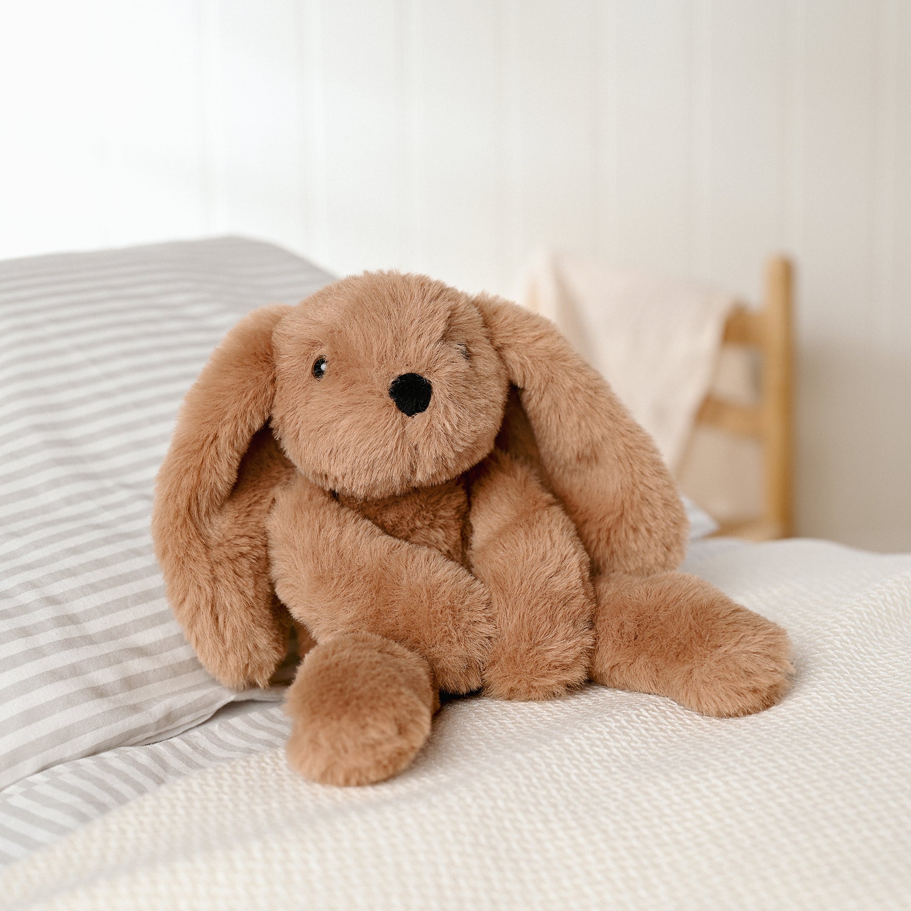 Cookie The Plush Long Leg Dark Brown Bunny