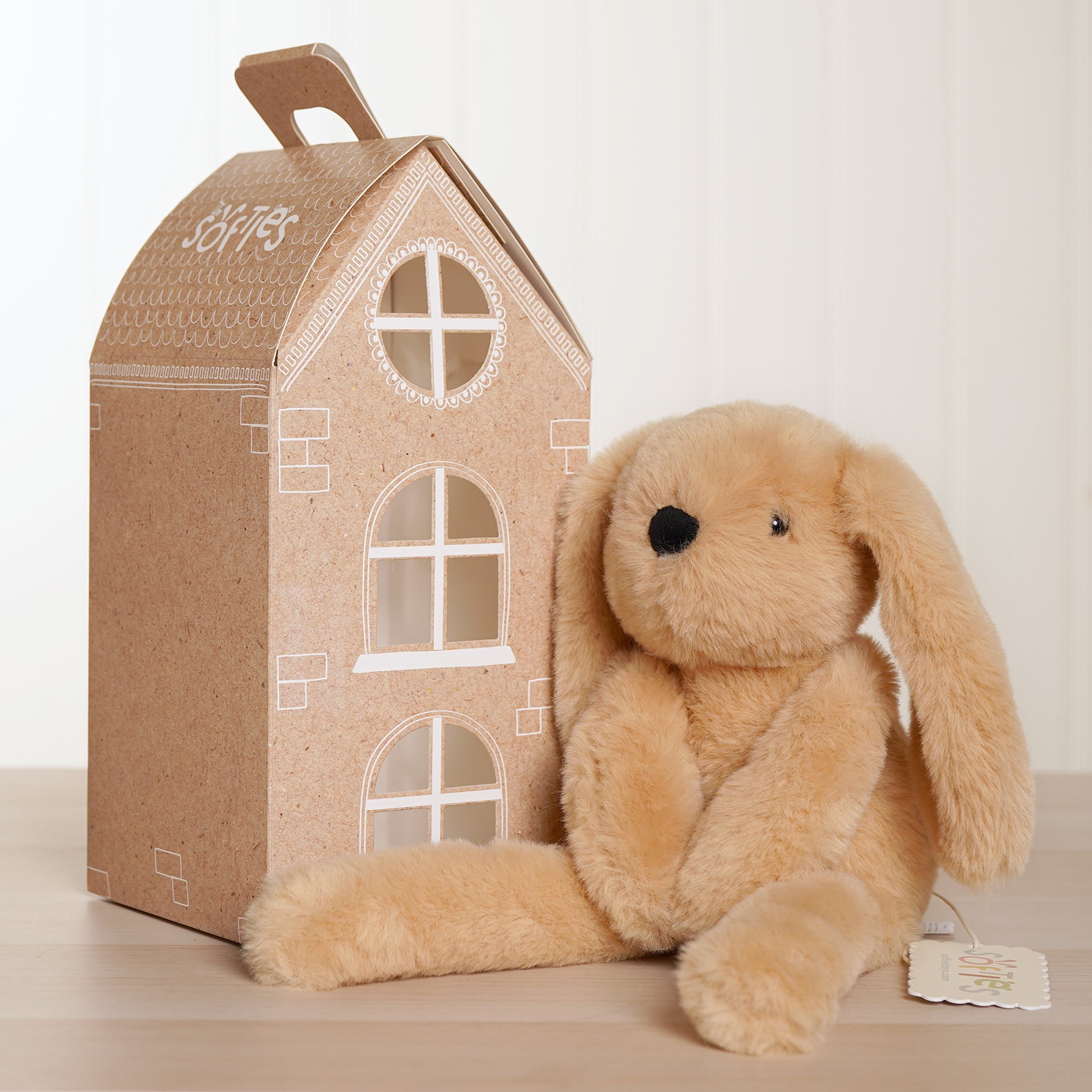 Oatey The Plush Long Leg Light Brown Bunny