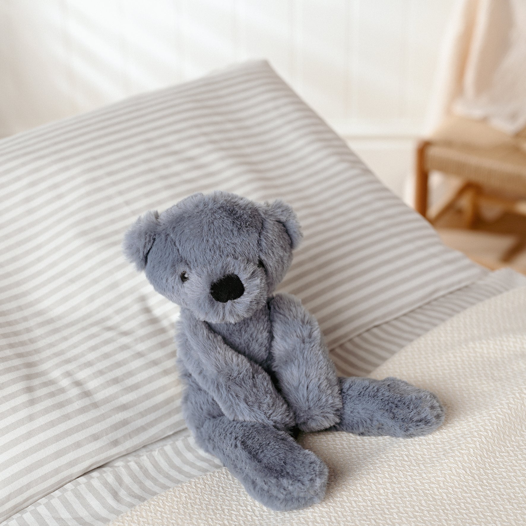 Pip The Plush Long Leg Blue Teddy Bear