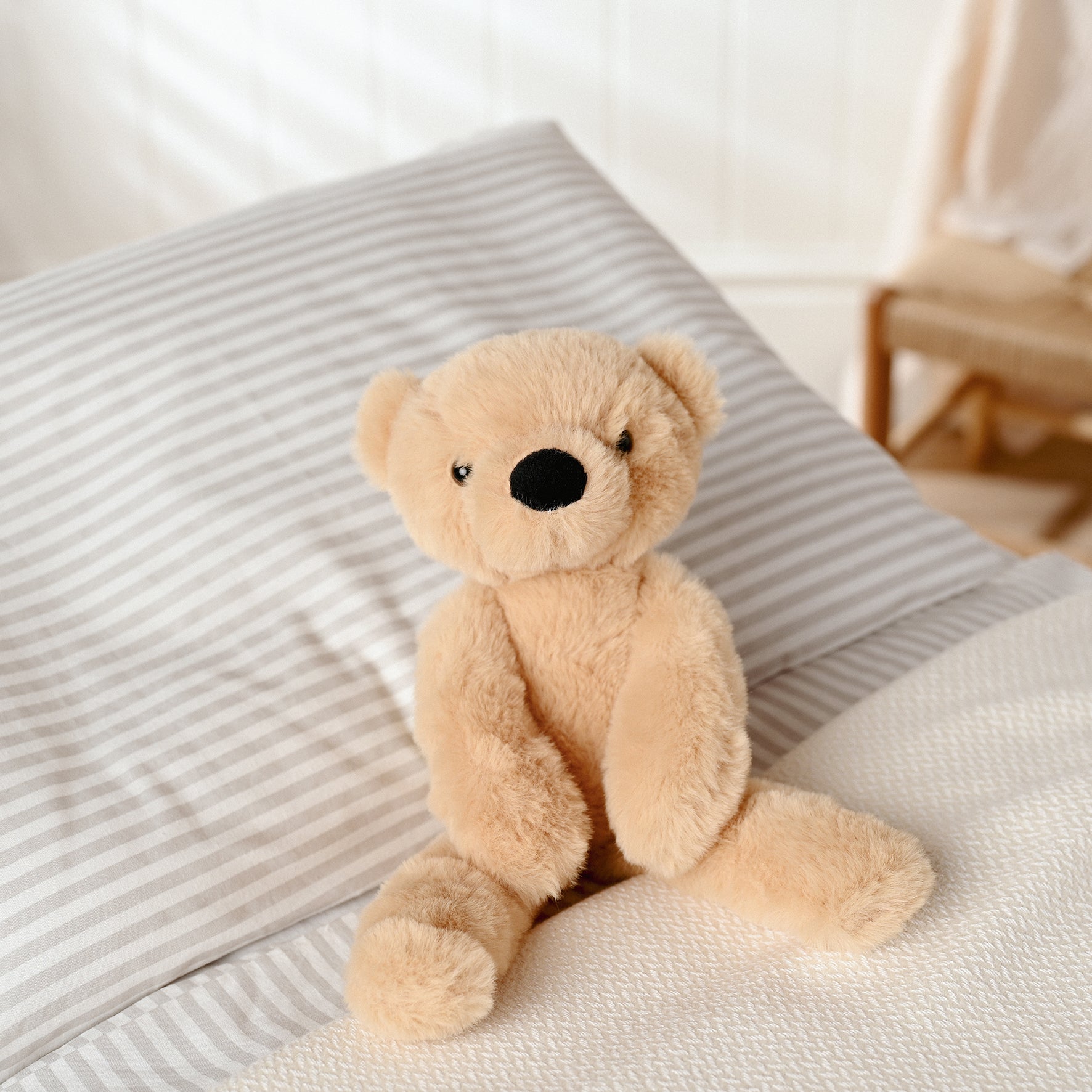 Hudson The Plush Long Leg Light Brown Teddy Bear