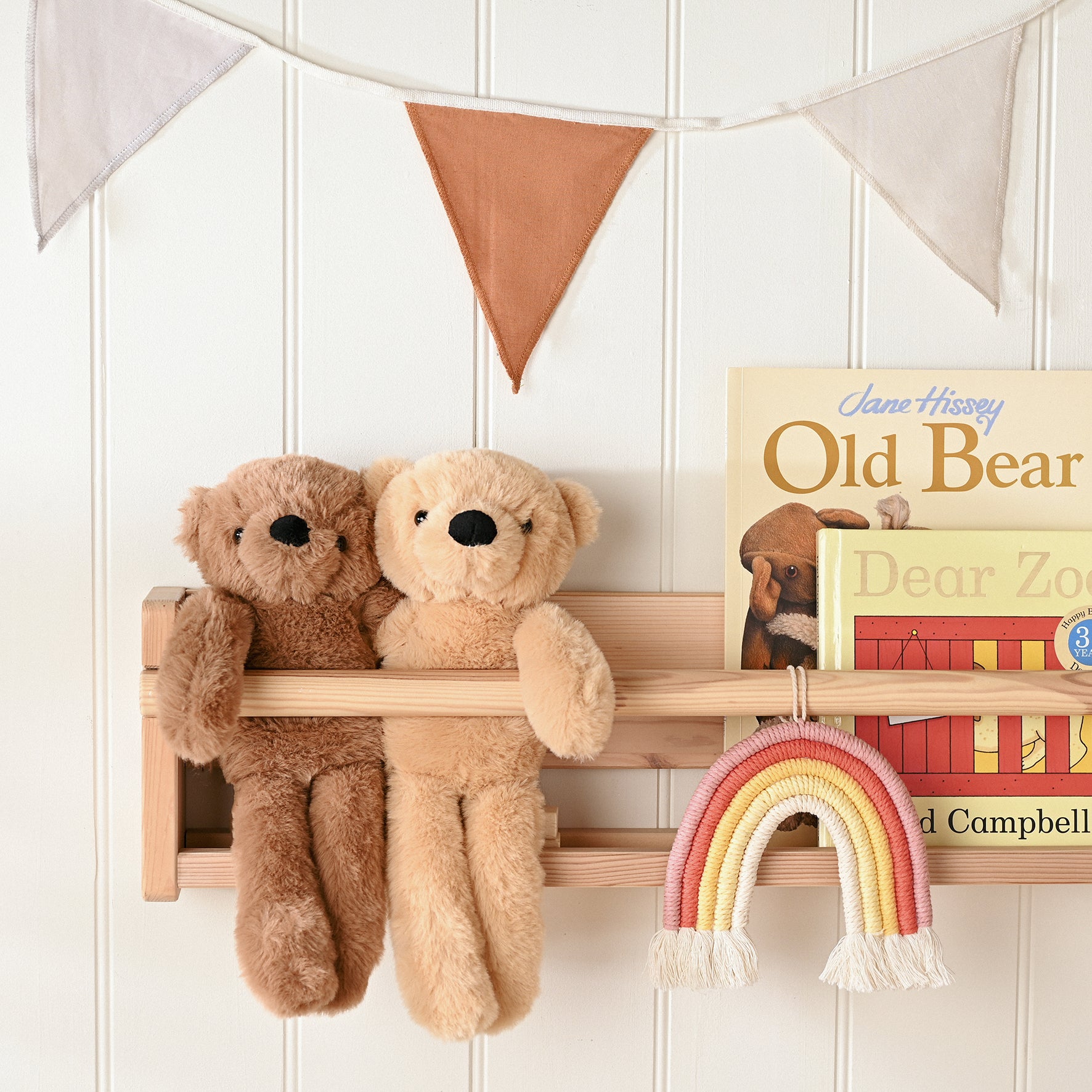 Hudson The Plush Long Leg Light Brown Teddy Bear