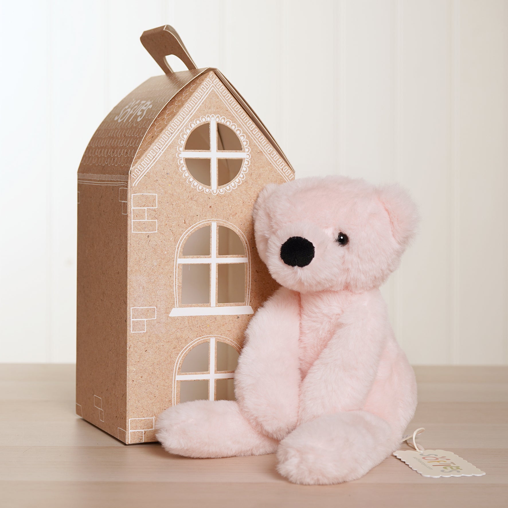 Willow The Plush Long Leg Light Pink Teddy Bear