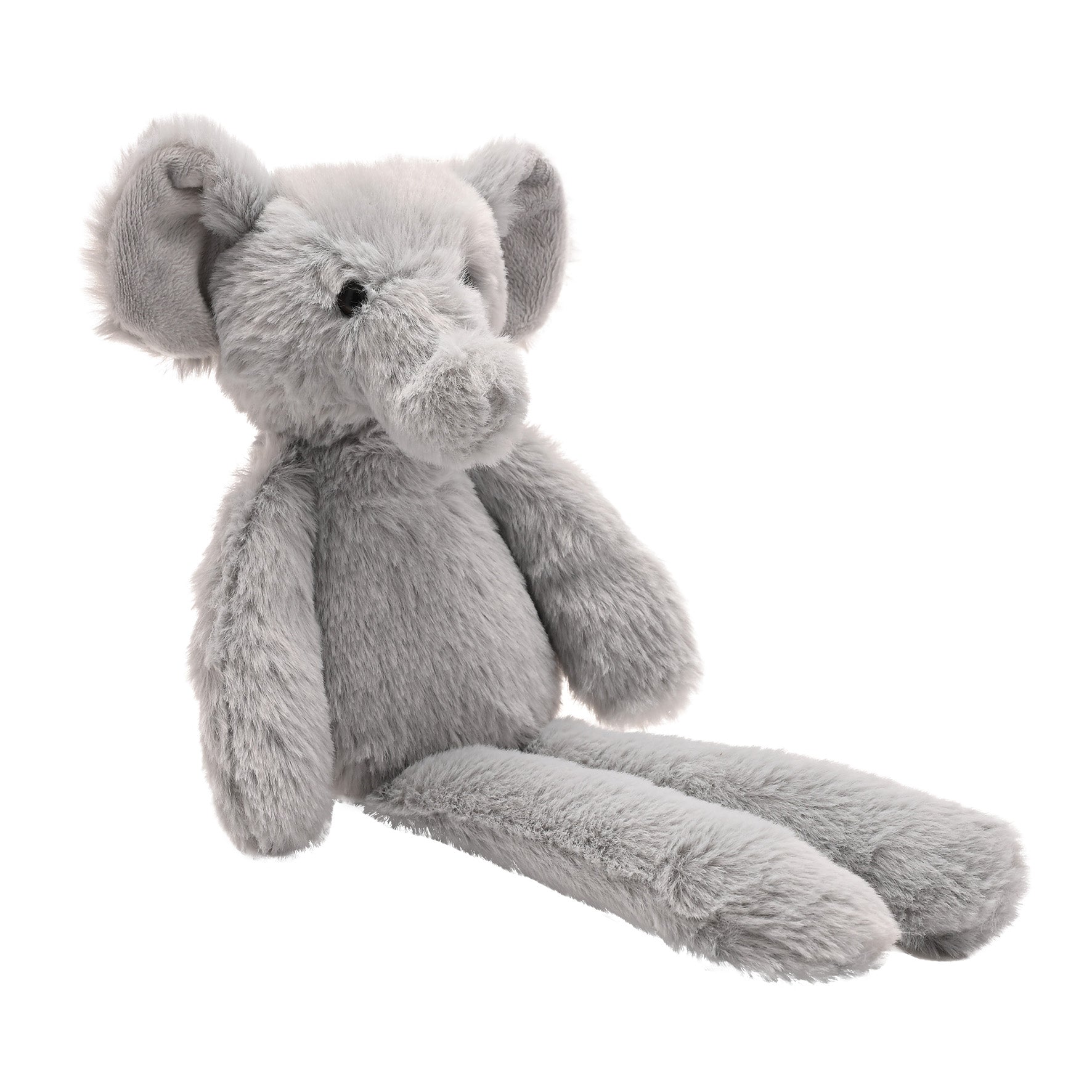 Nelly The Plush Long Leg Grey Elephant