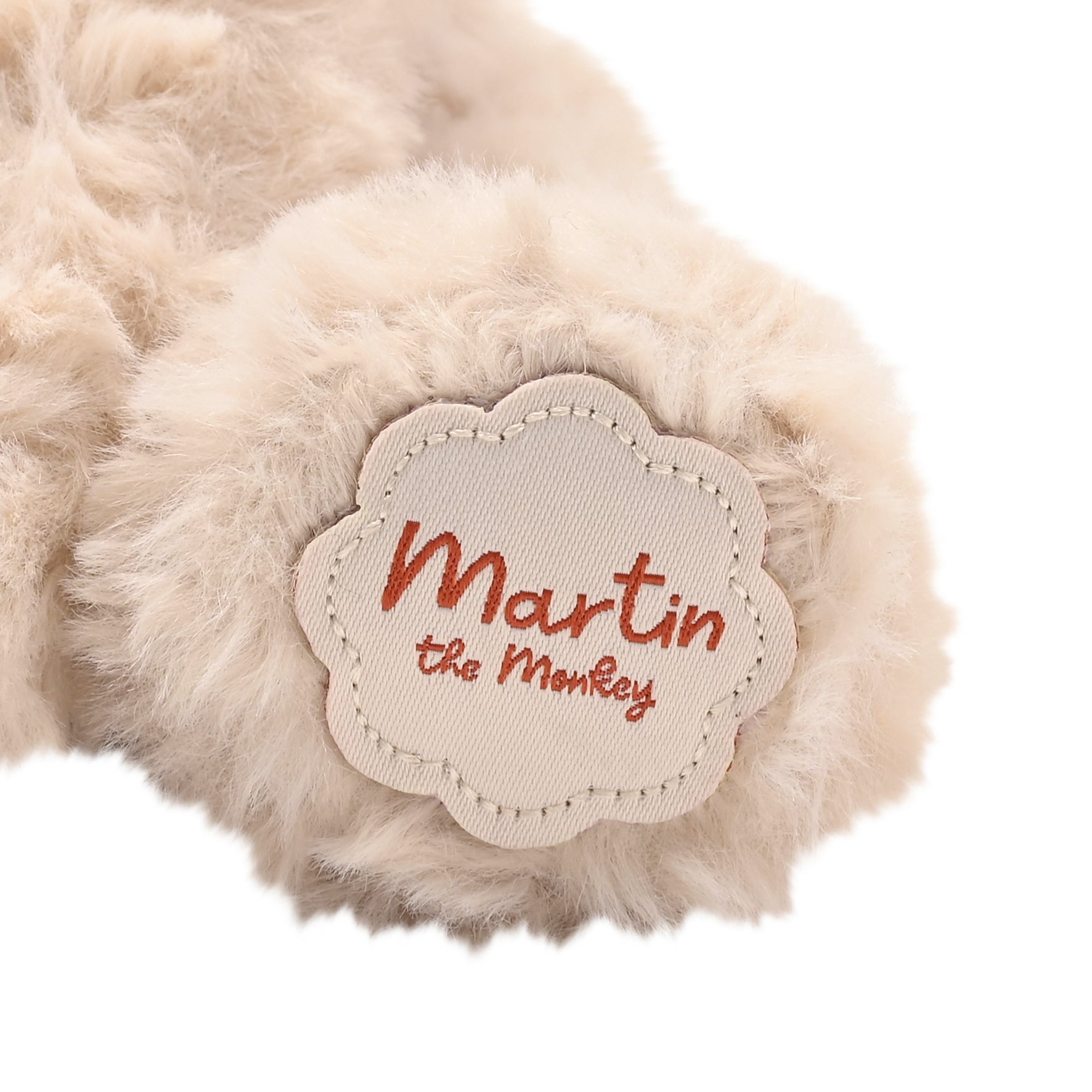 Martin The Plush Sitting Light Brown Monkey