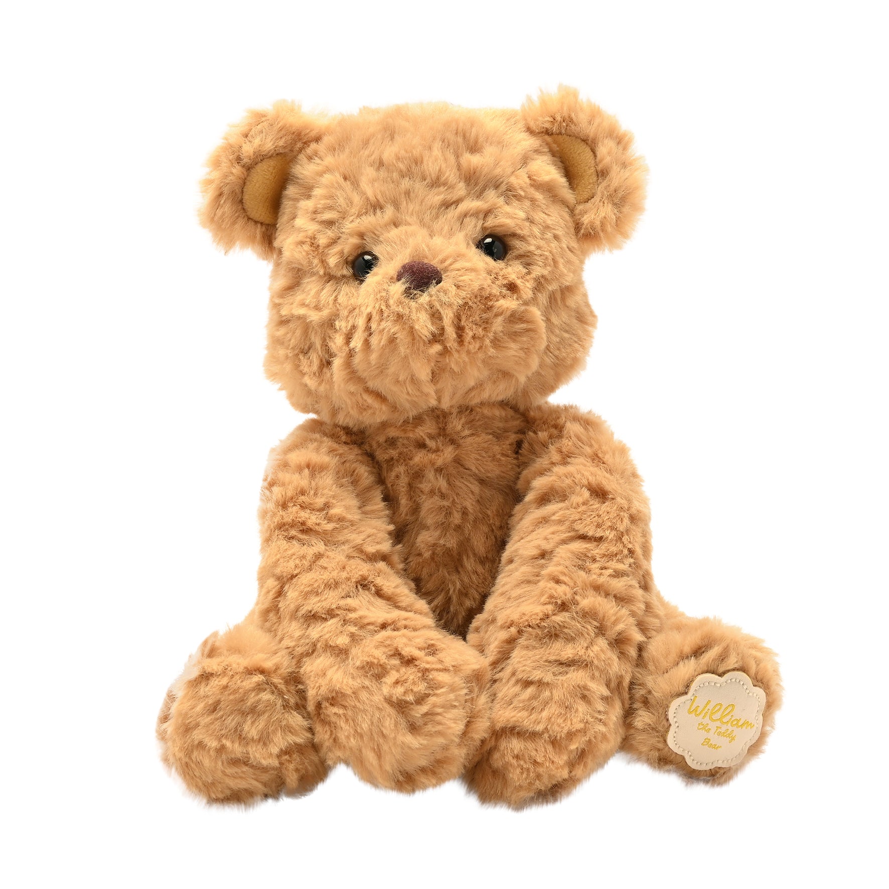 William The Plush Sitting Brown Teddy Bear