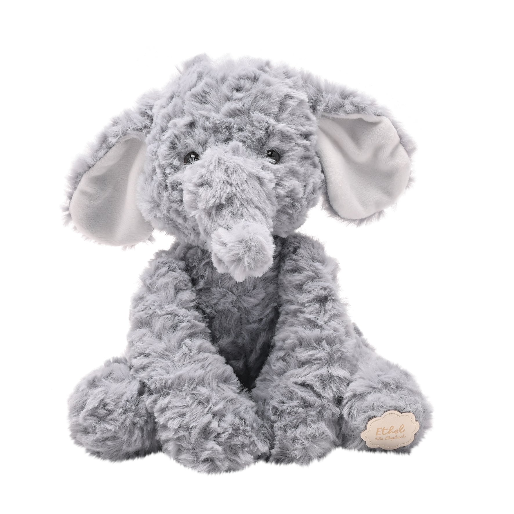 Ethel The Plush Sitting Grey Elephant