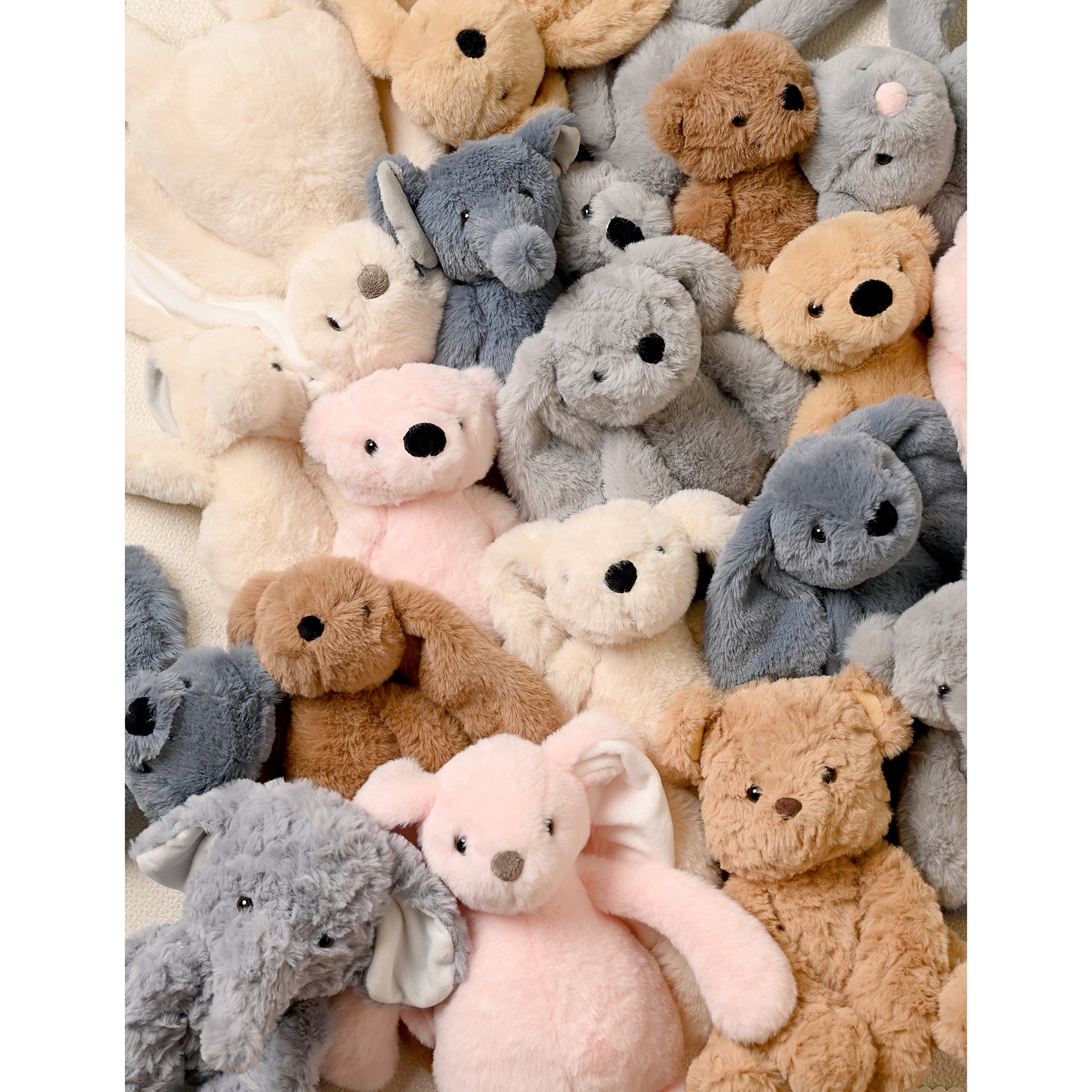 Ethel The Plush Sitting Grey Elephant