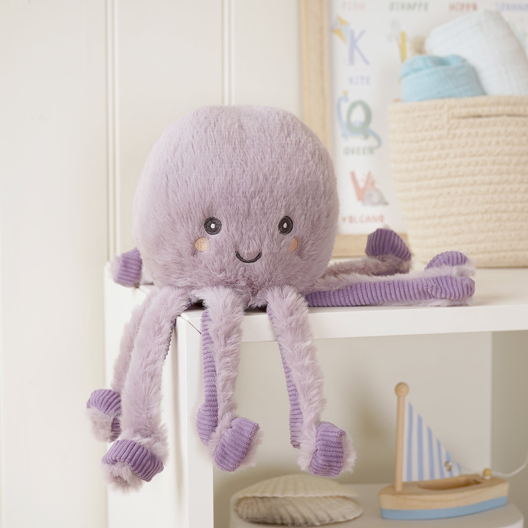 Otto The Plush Lilac Octopus