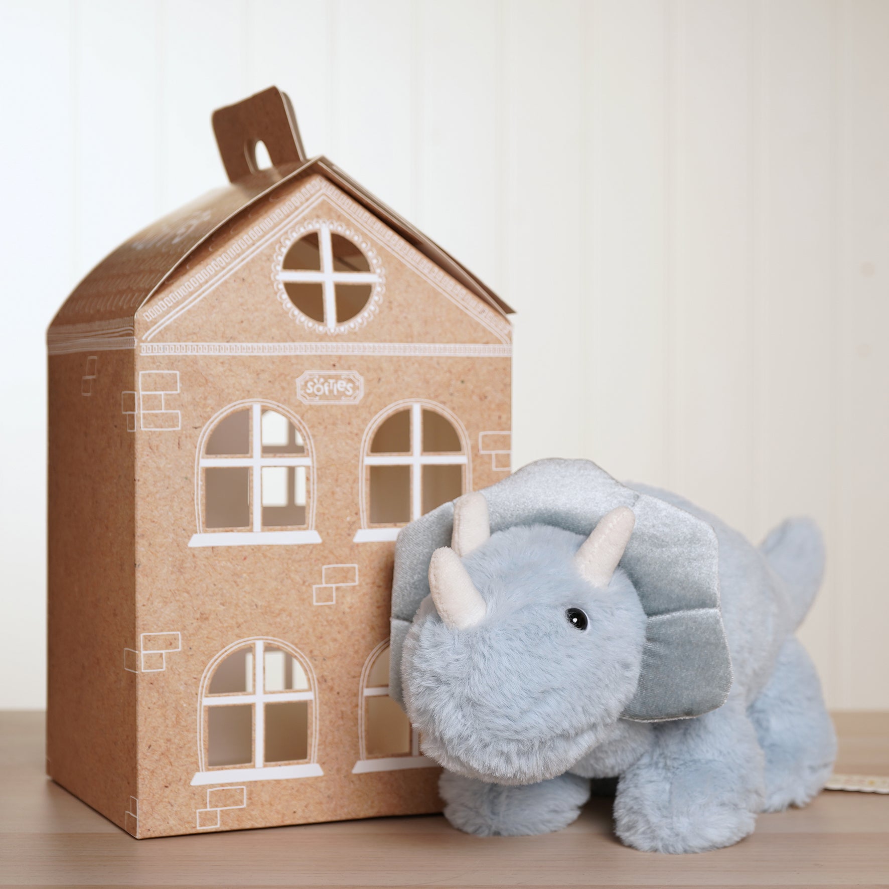Tyrone The Plush Blue Dinosaur