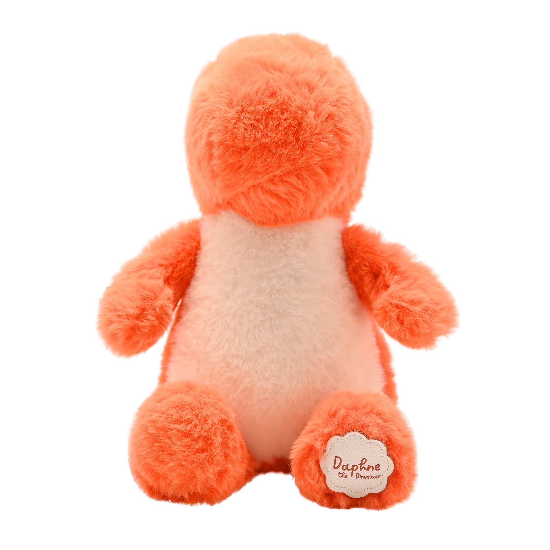 Daphne The Plush Sitting Orange Dinosaur