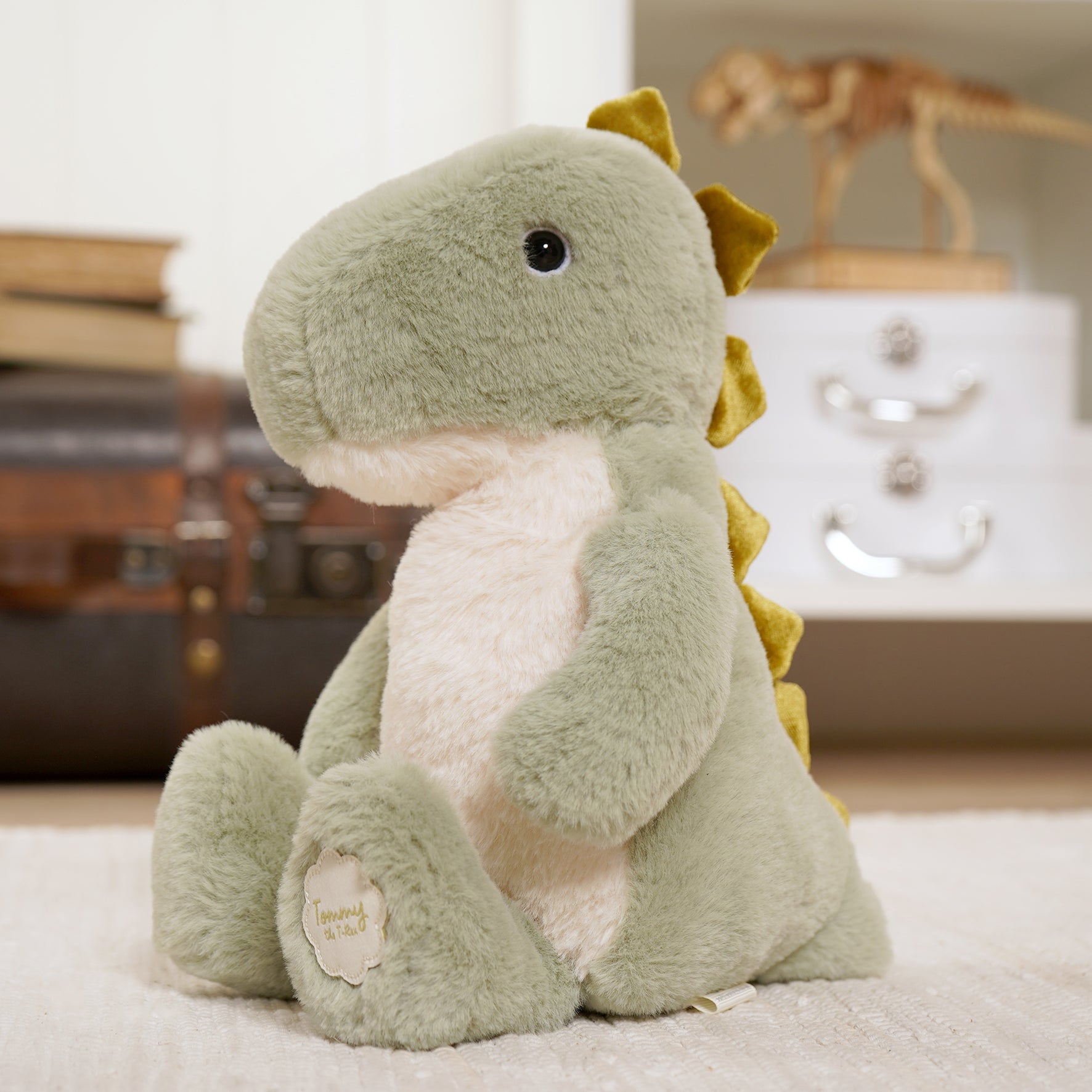 Tommy The Plush Green Dinosaur