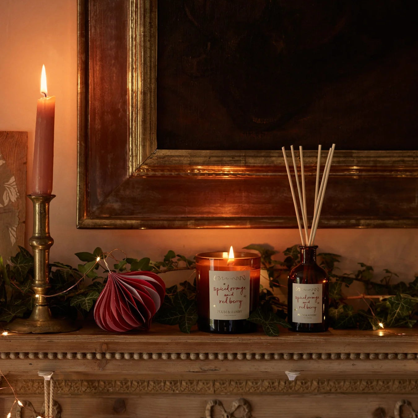 Plum & Ashby Spiced Orange & Red Berry Candle
