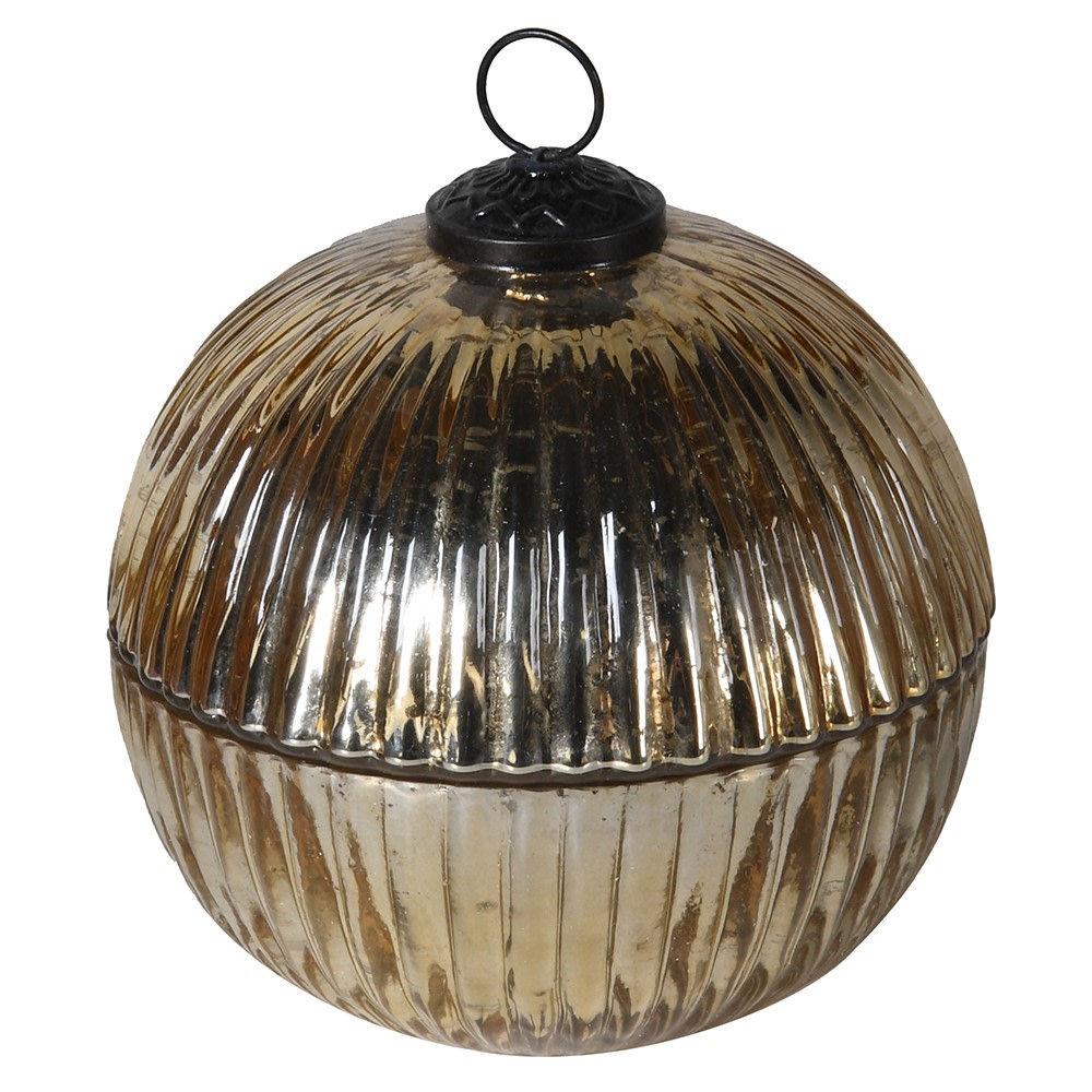 Bauble Gold Candle - Large