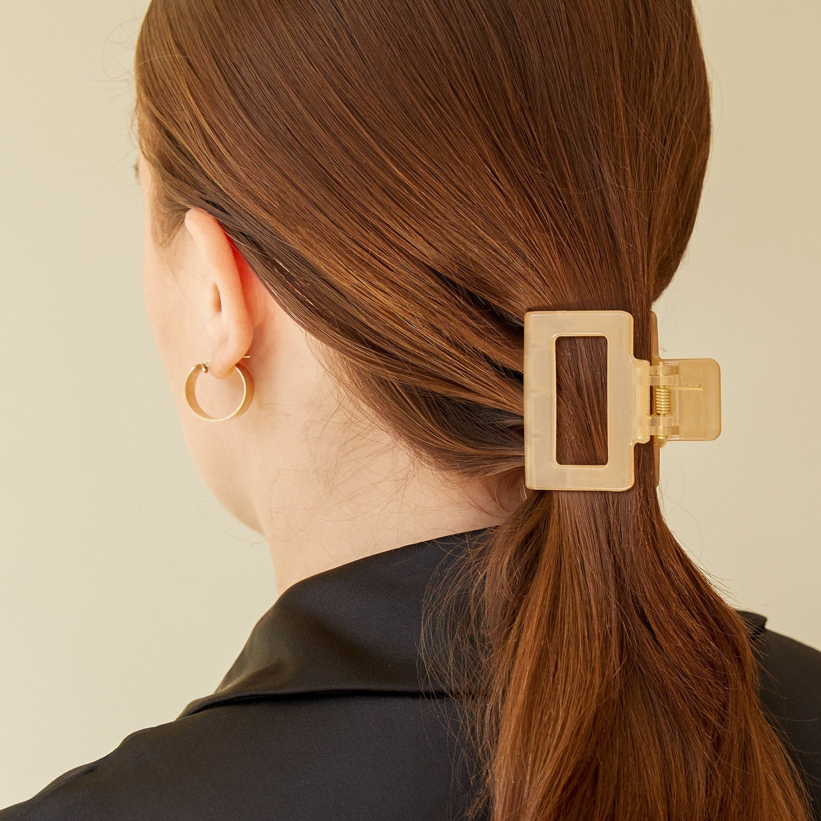 Chalk Square Hair Claw