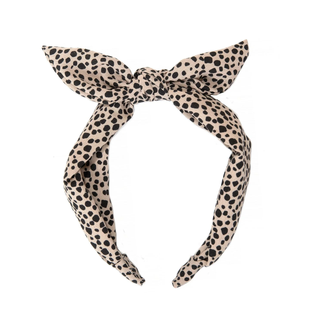 Rockahula Luna Leopard Love Tie Headband