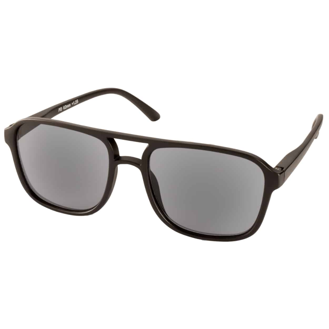 Havana Matt Black Sun Reading Glasses