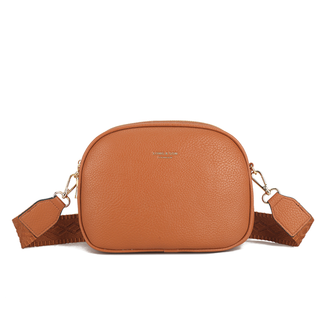 Vegan Crossbody Strap Bag