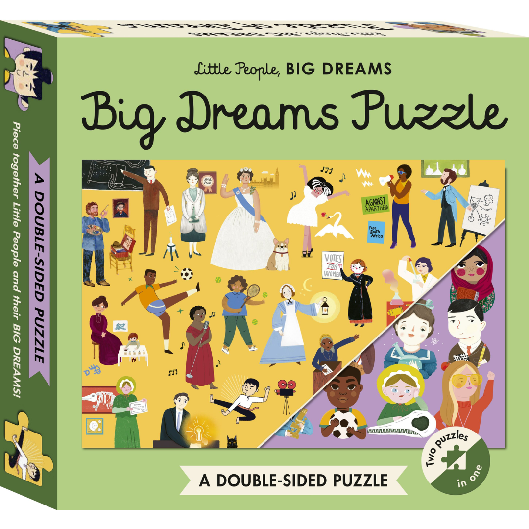 Little People Big Dreams: Big Dreams Puzzle (2 in 1 Jigsaw)